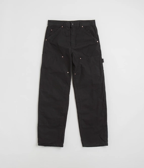 Stan Ray Double Knee Pants - Black Ripstop Stain Repellent Coating Breathable Stretch