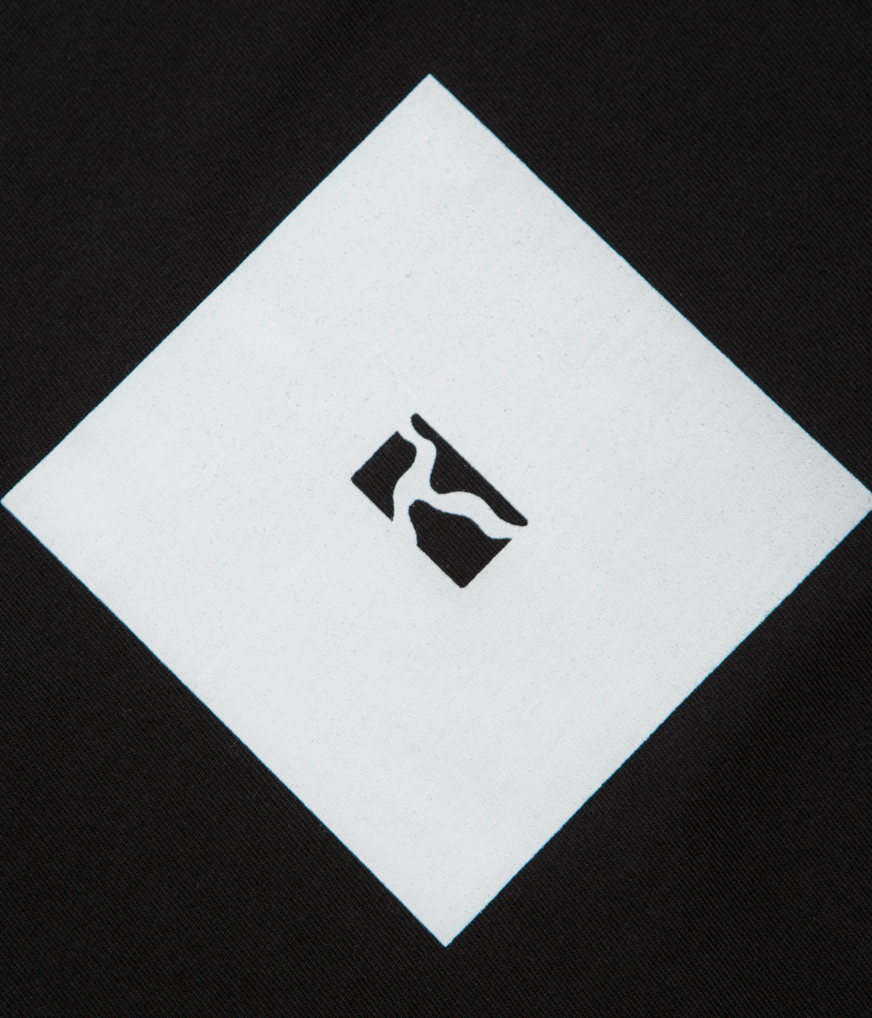 Poetic Collective Box T-Shirt - Black / White Reinforced Collar Office Wear