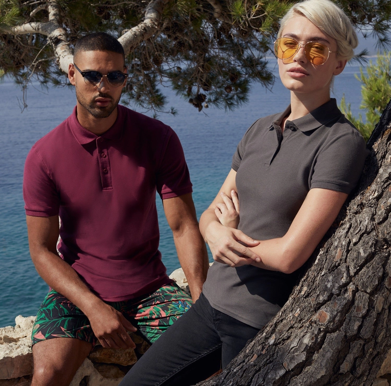 Durable Cotton Premium Polo | BLACK