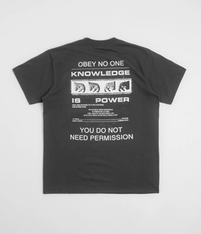 Obey Permission T-Shirt - Vintage Black Cozy Vibes