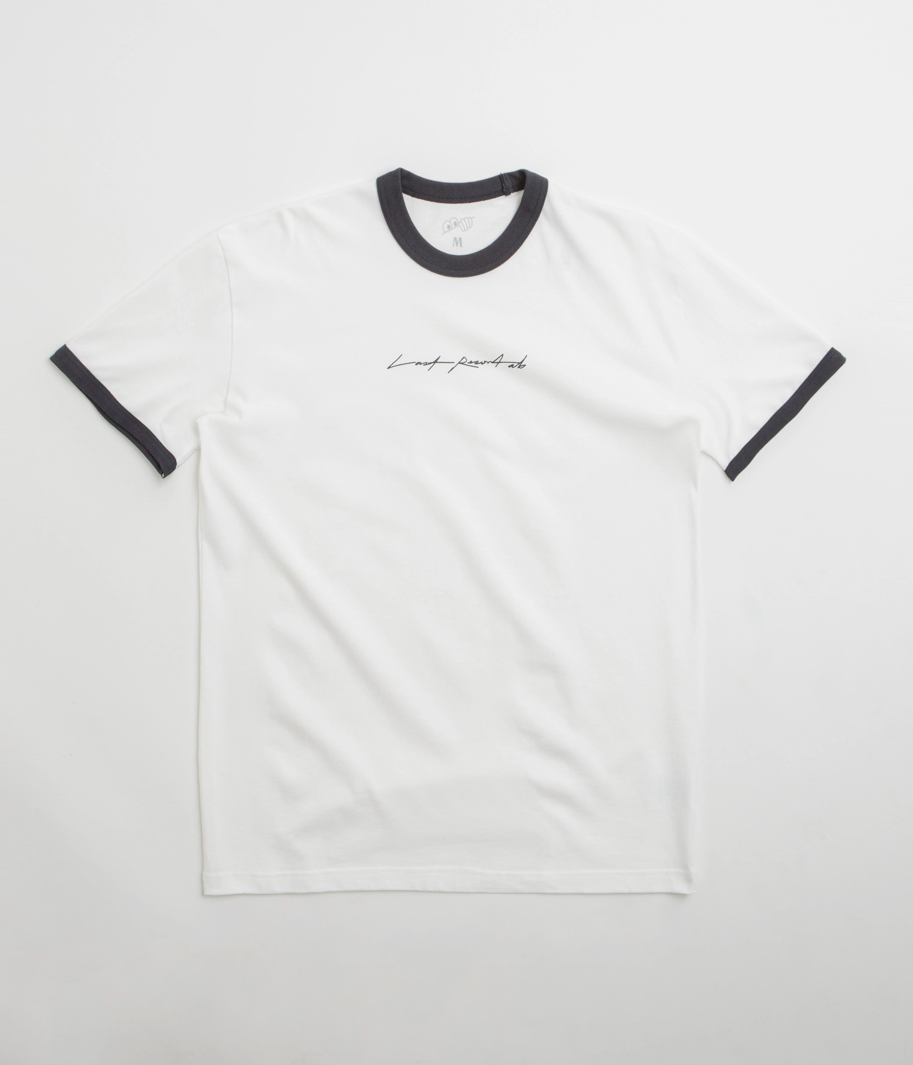 Last Resort AB Signature Ringer T-Shirt - White / Black On-the-Go Comfort Non Iron Finish