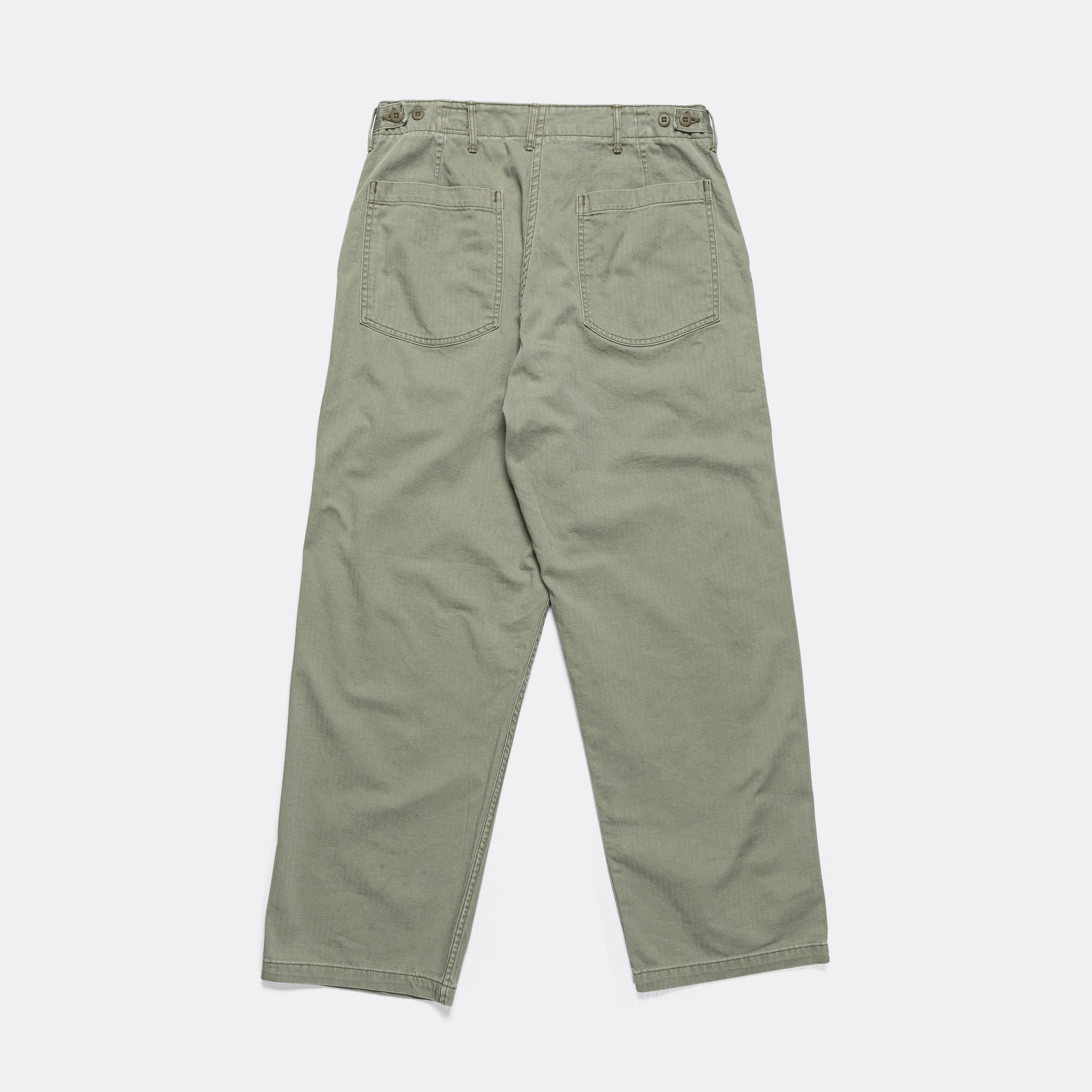Flex Fit Urban Fit Herringbone Summer Fatigue Pants - Green