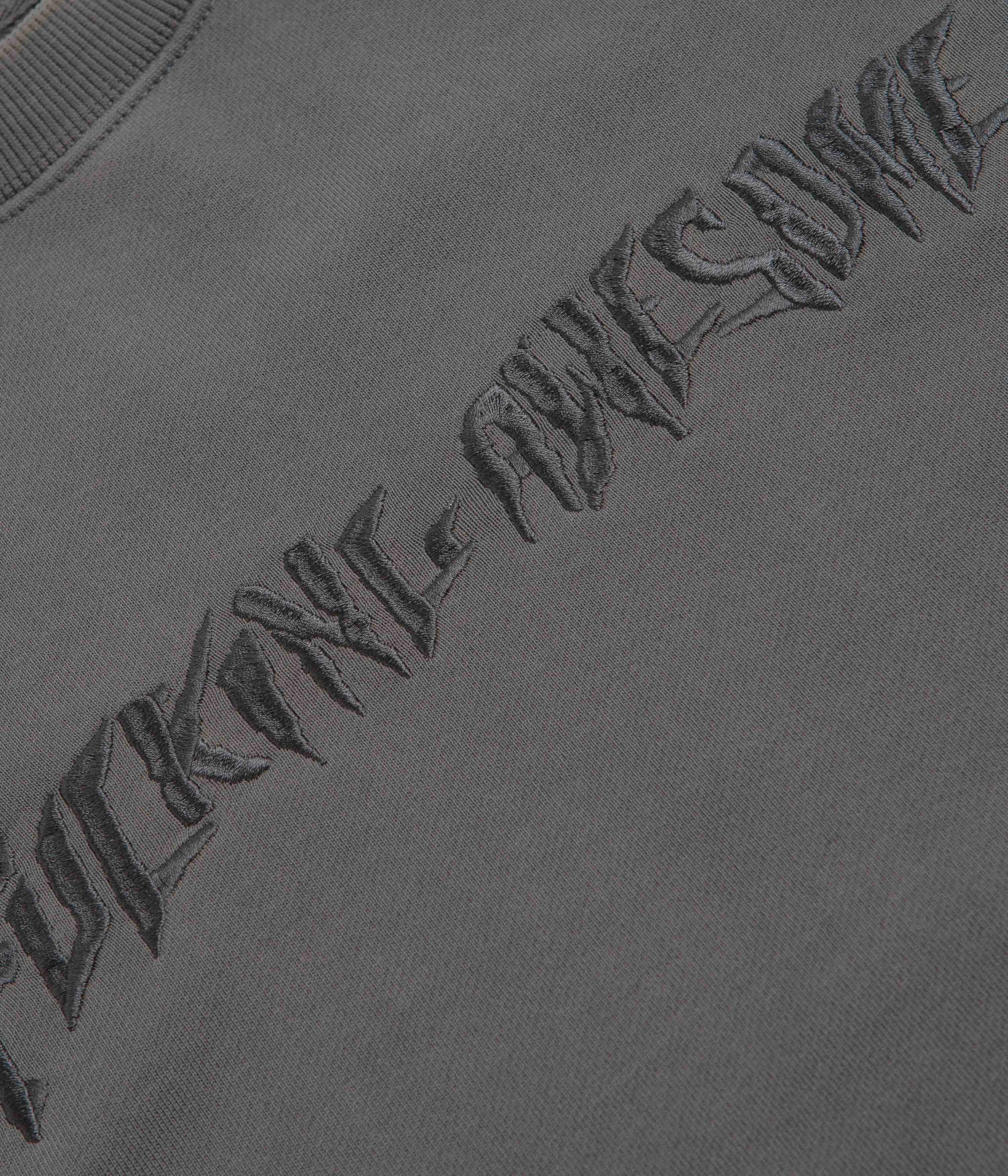 Fucking Awesome Distressed Stamp Crewneck Sweatshirt - Black Urban Style