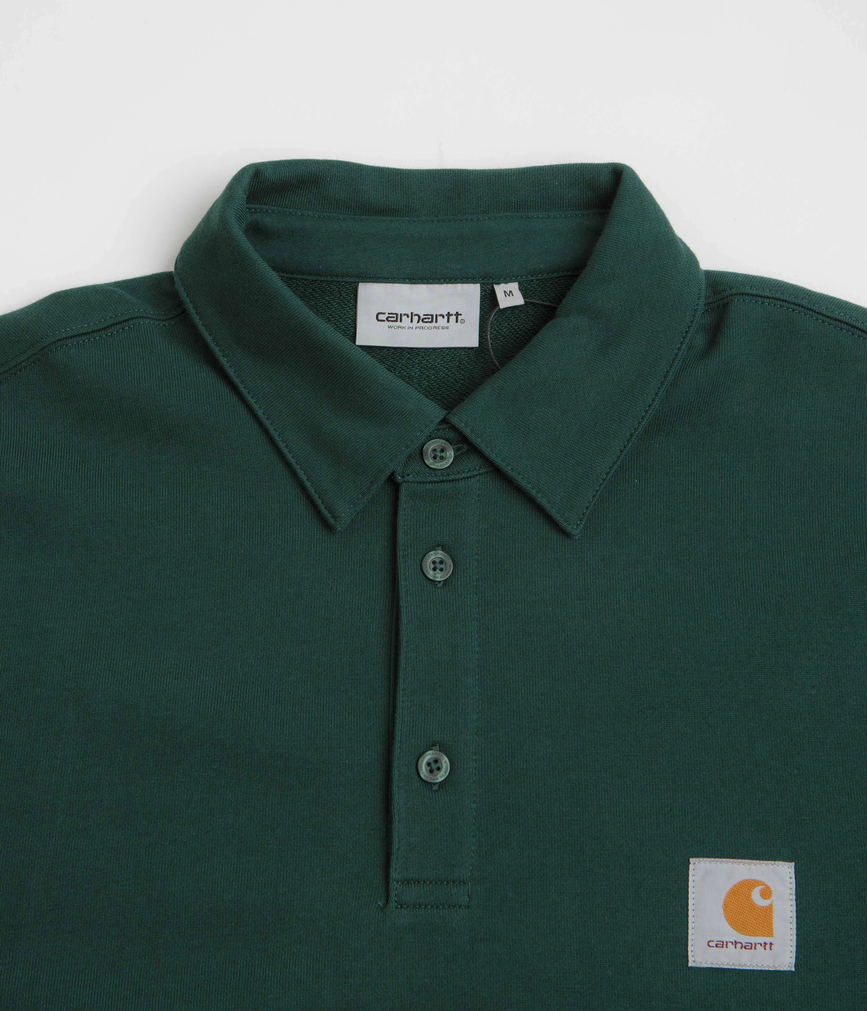 Carhartt Polo Sweatshirt - Dark Fir packable
