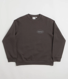 Cozy Wearable Gramicci Original Freedom Crewneck Sweatshirt - Deep Brown