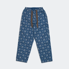 Timeless Design Sport Friendly 8oz Denim FOLK-DOJO Embroidery EASY Pants - Midtone