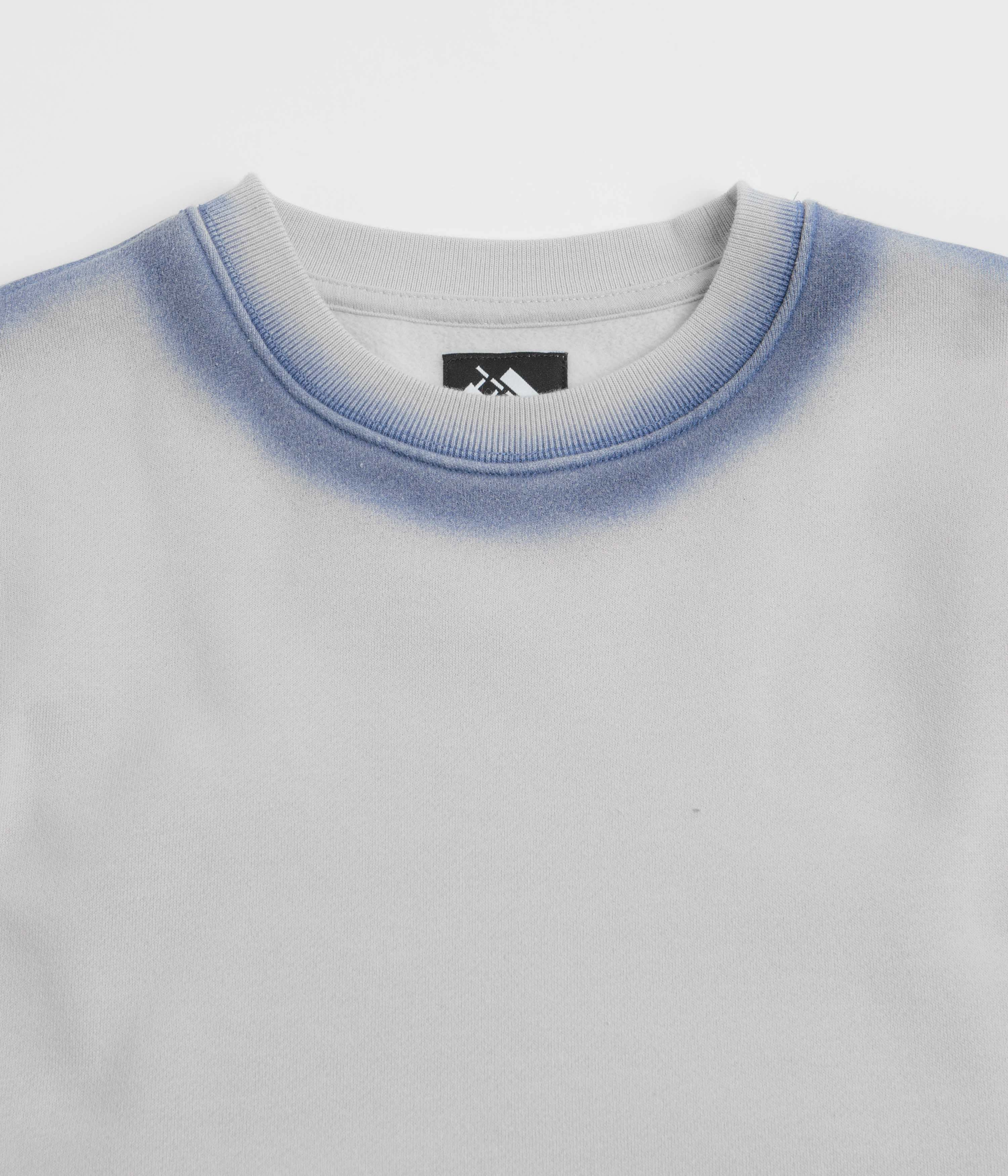 The Trilogy Tapes Overdyed Crewneck Sweatshirt - Grey / Blue Water resistant coating Fashionable Look