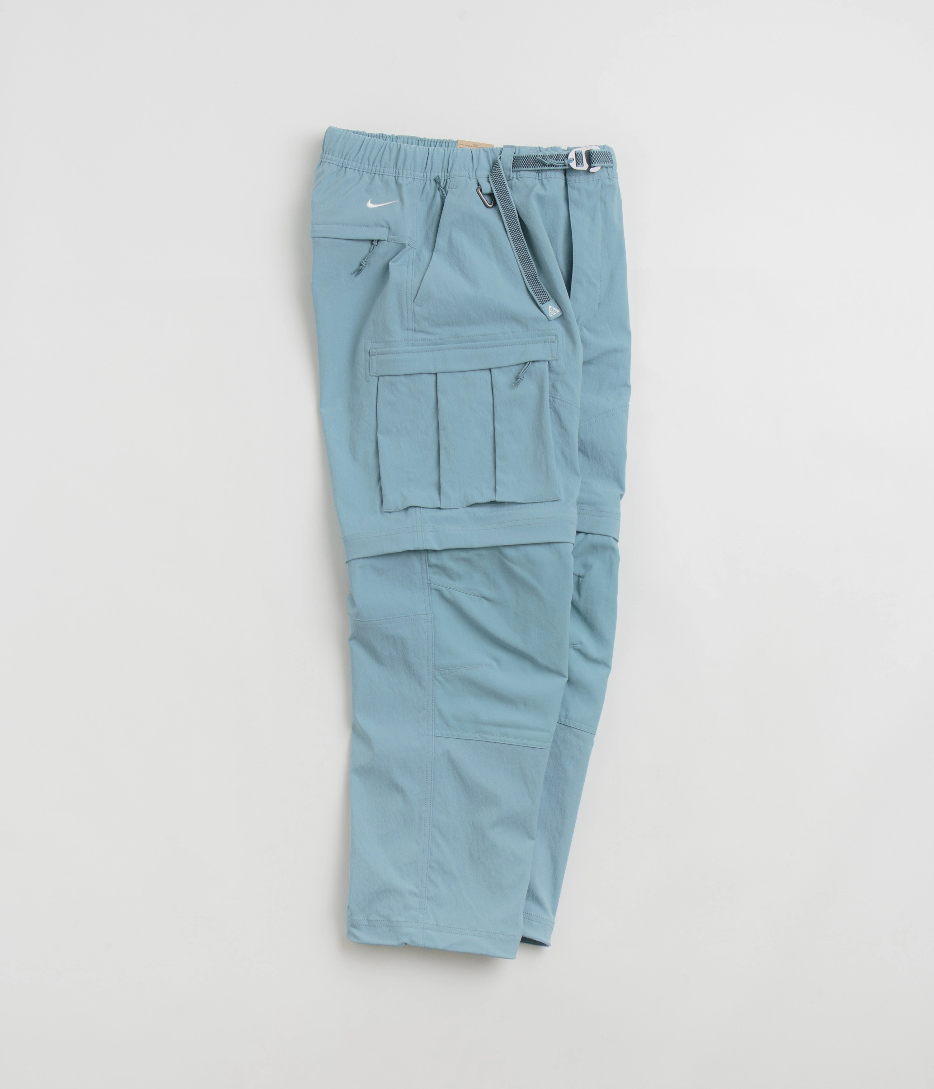 Flexible Use Seamless Waist Technology Nike ACG Smith Summit Cargo Pants - Denim Turquoise / Armory Navy / Summit White