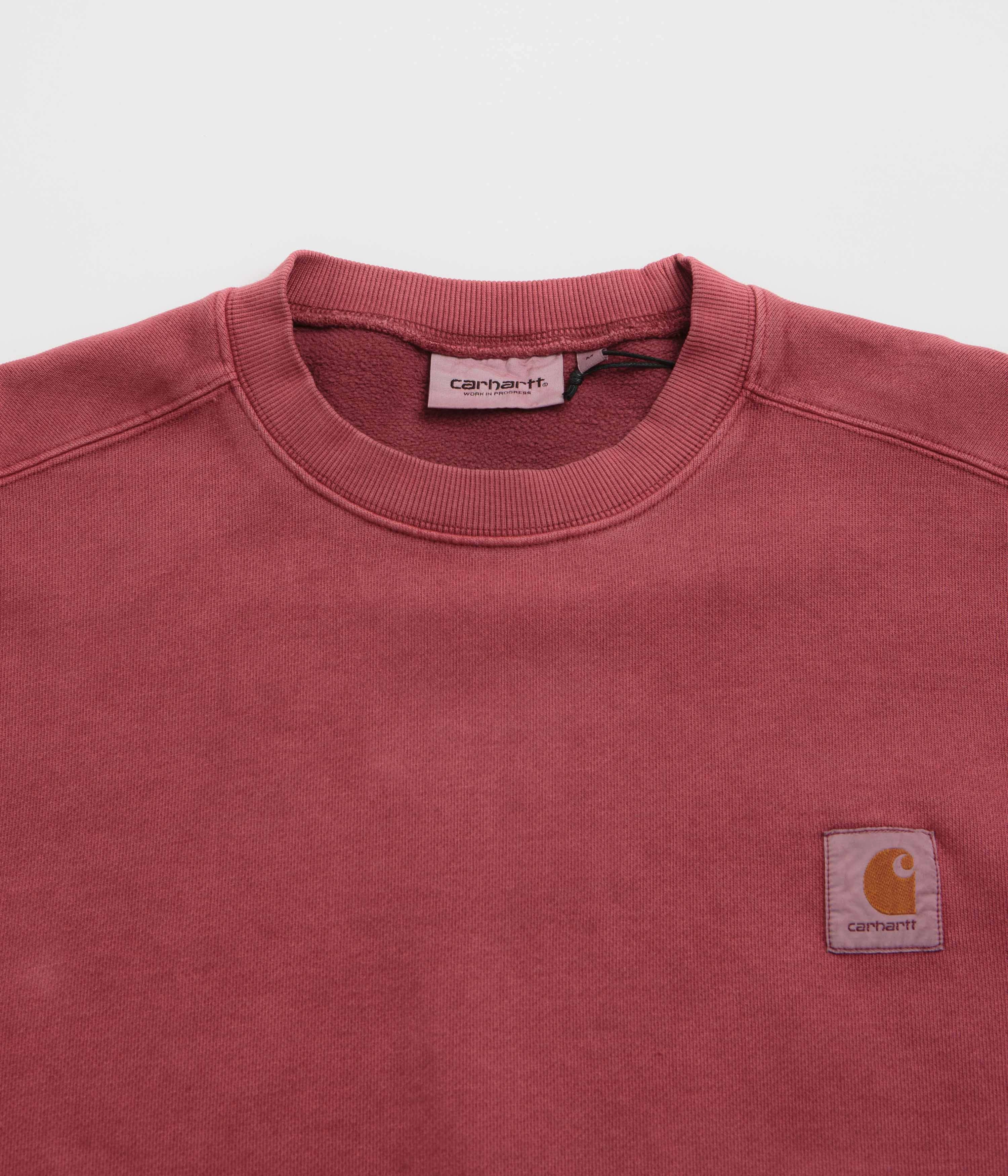 Carhartt Vista Crewneck Sweatshirt - Scarlet product gym readiness Warm in winter