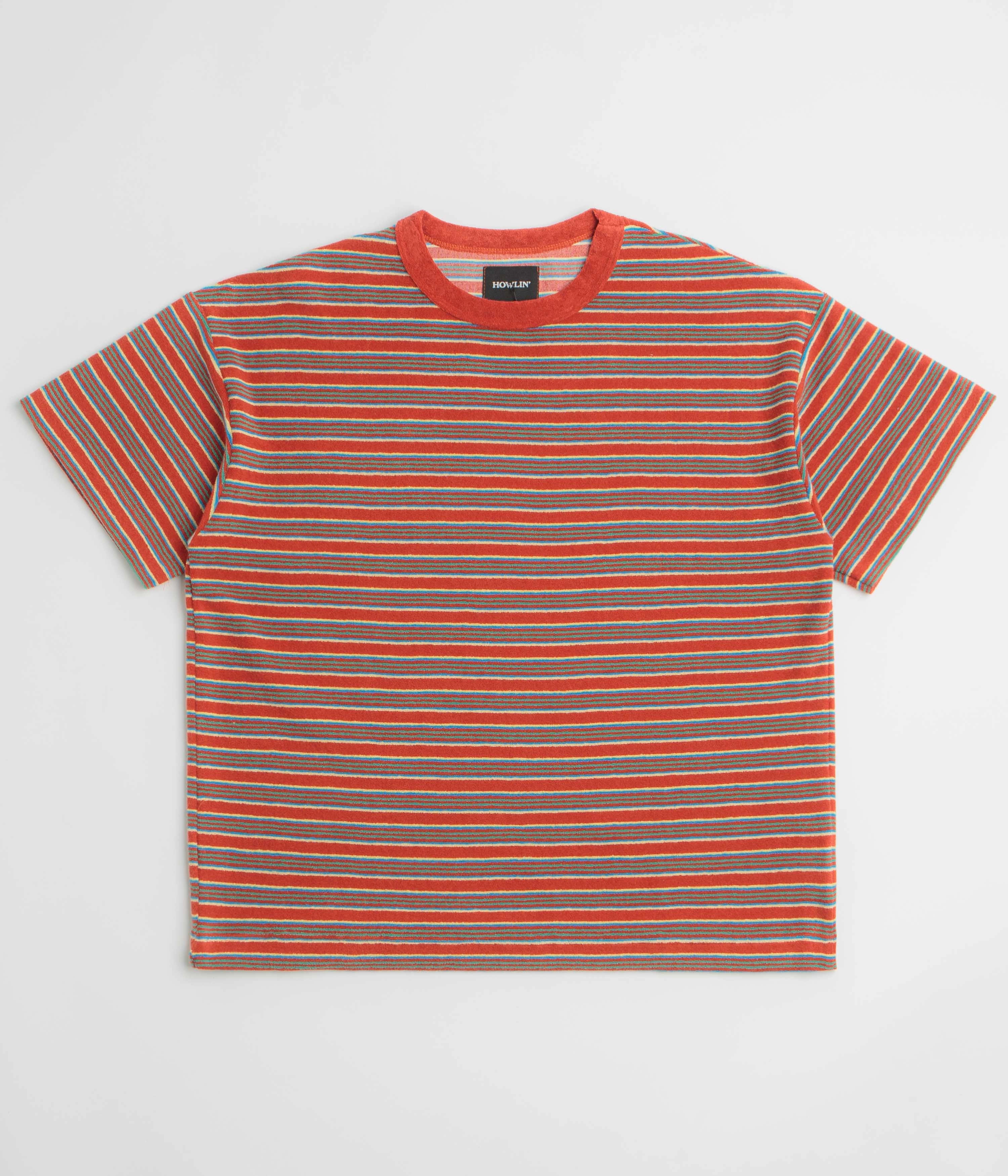 Howlin' Boxy Freedom T-Shirt - Red Fantasy PreShrunkCotton Reversible Design Concept