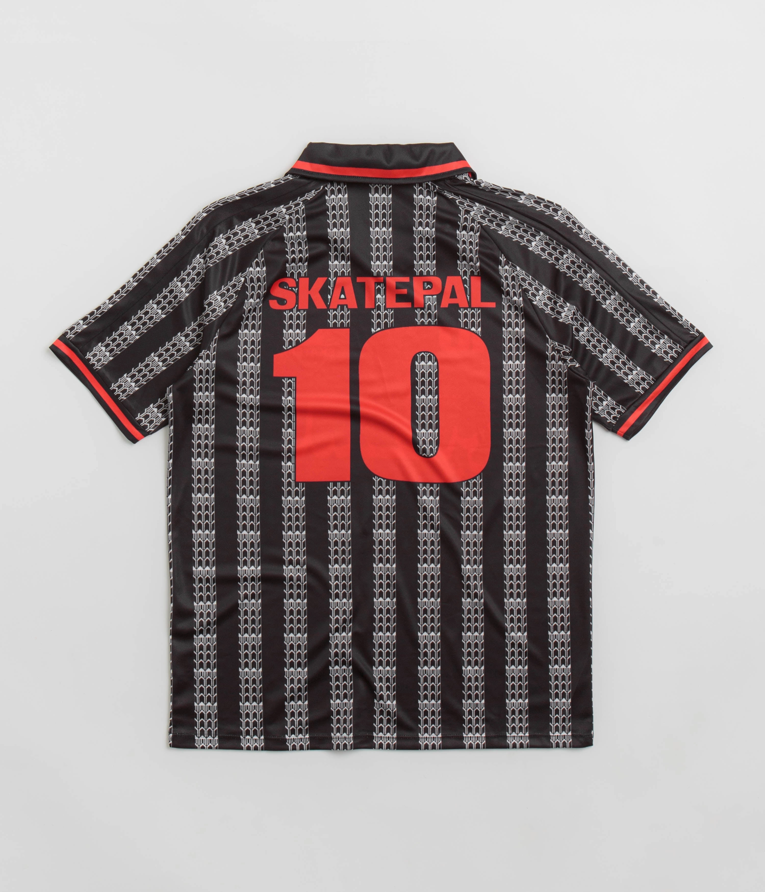 Business Meeting High-End Fabric SkatePal Anniversary Football Shirt - Black / Red