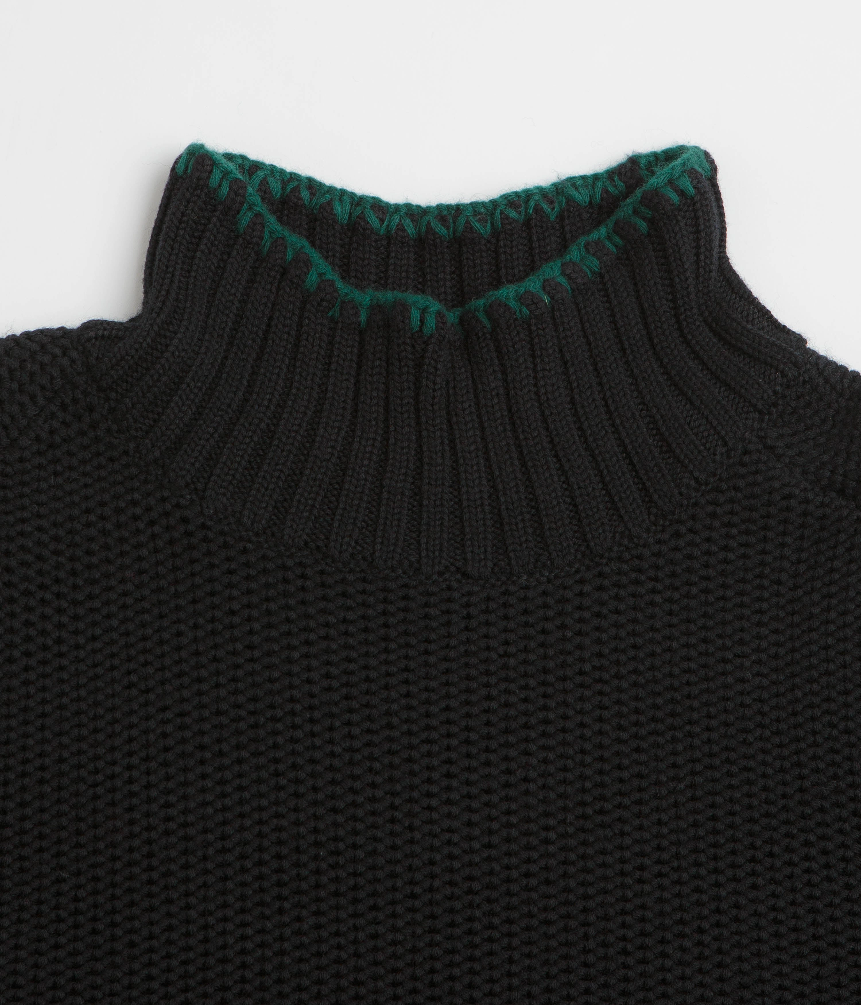 Casual Comfort YMC Yips Knit Crewneck Sweatshirt - Black