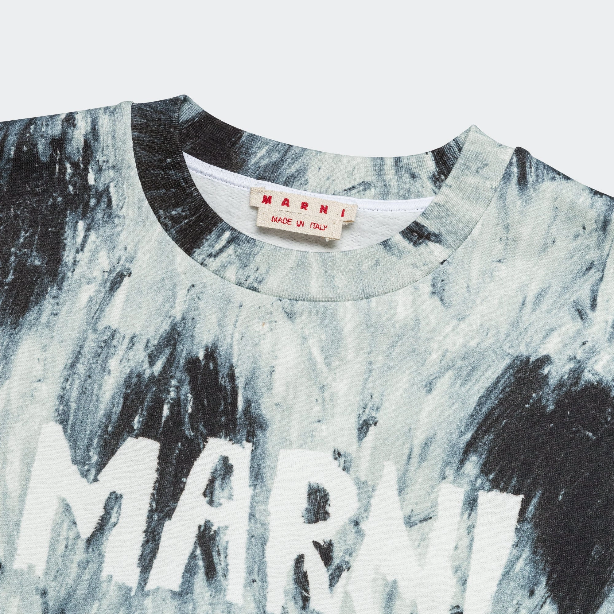 Crayon Pattern Sweatshirt - Black product fringe edginess