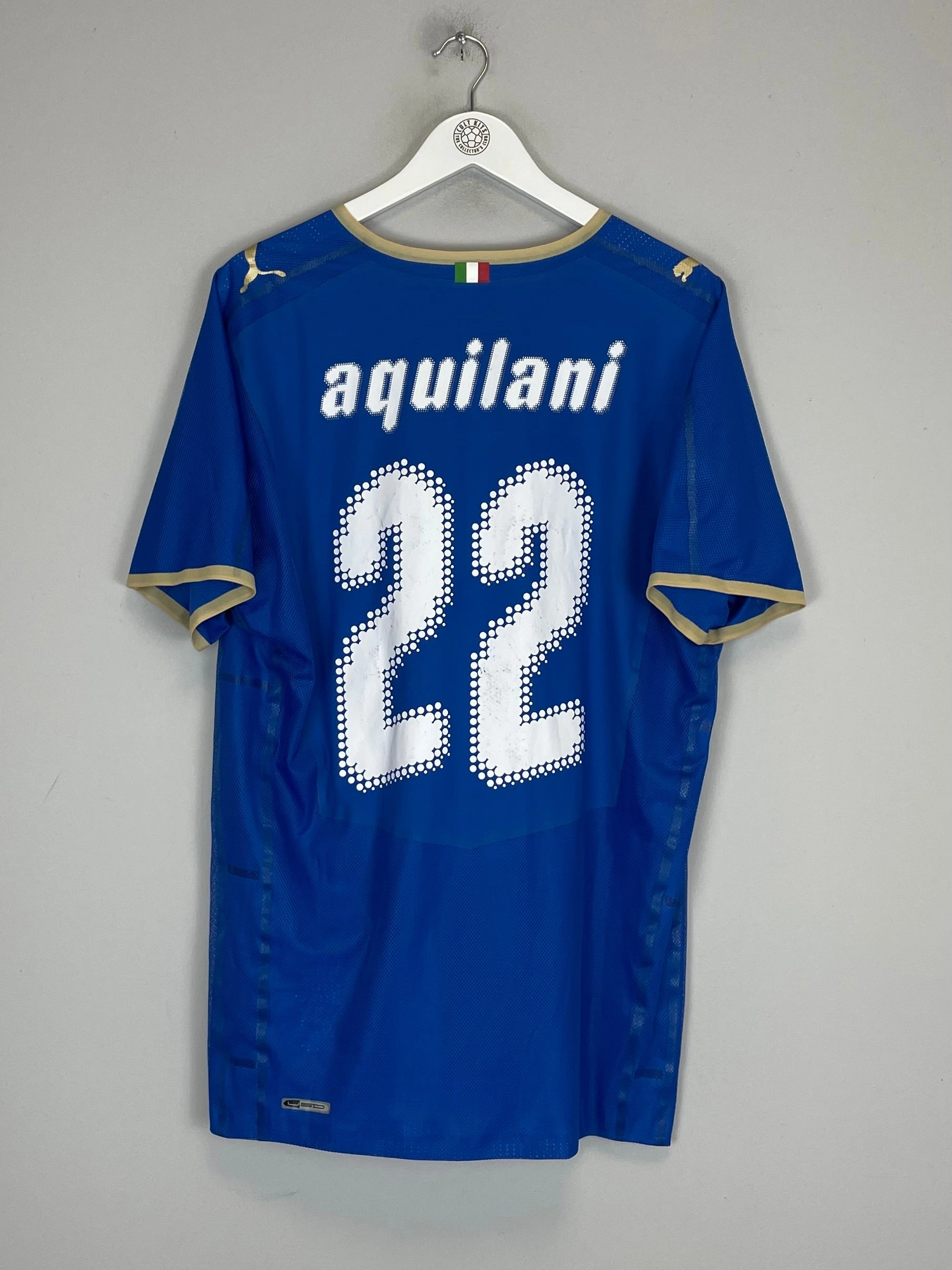 Speed Ready 2007/08 ITALY AQUILANI #22 *PLAYER ISSUE* HOME SHIRT (XXL) PUMA