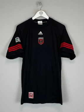 2003 DC UNITED TRAINING SHIRT (L) ADIDAS Antibacterial Fiber Blend