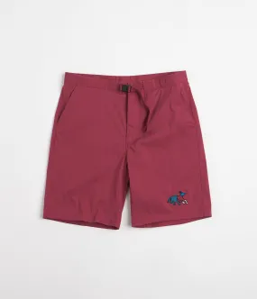 Durable Hemming Wide Range Motion by Parra Anxious Dog Shorts - Wine