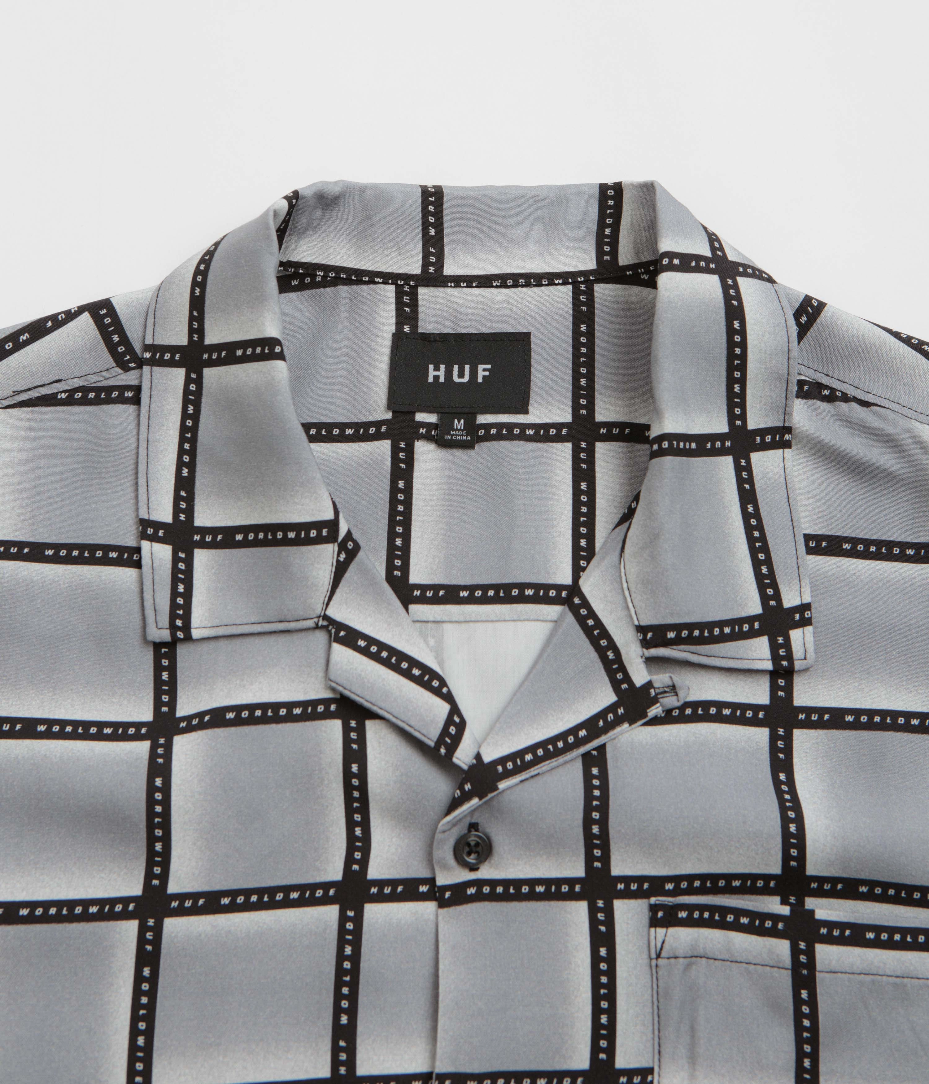 HUF Flynn Short Sleeve Resort Shirt - Black Vibrant Colors Budget Friendly