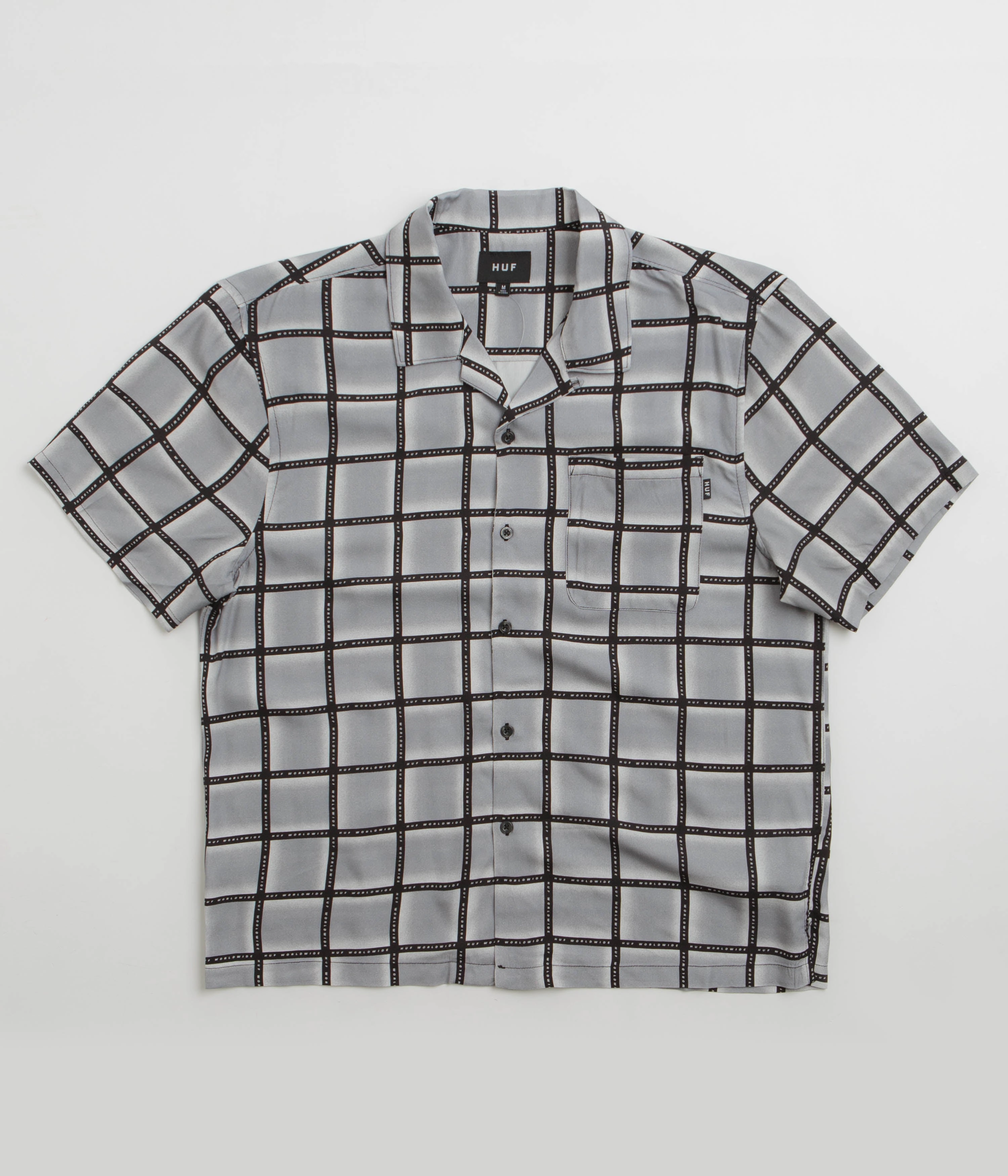 Premium Finish HUF Flynn Short Sleeve Resort Shirt - Black