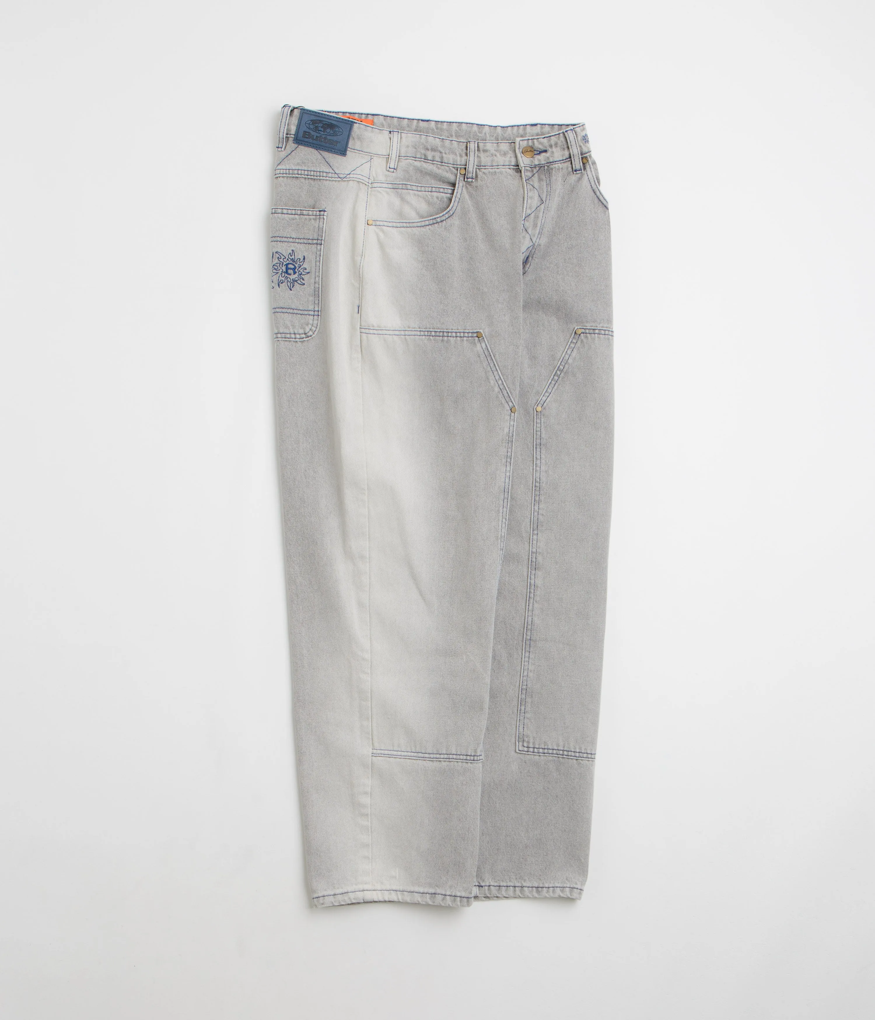 Butter Goods Bronco Jeans - Washed Grey Daily Outfit