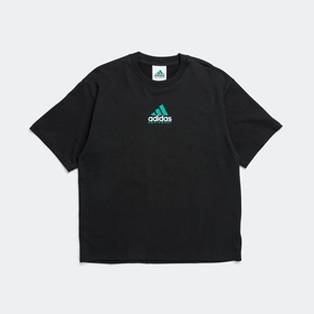 Trendy Vibes Wear EQT Large Logo Tee - Black