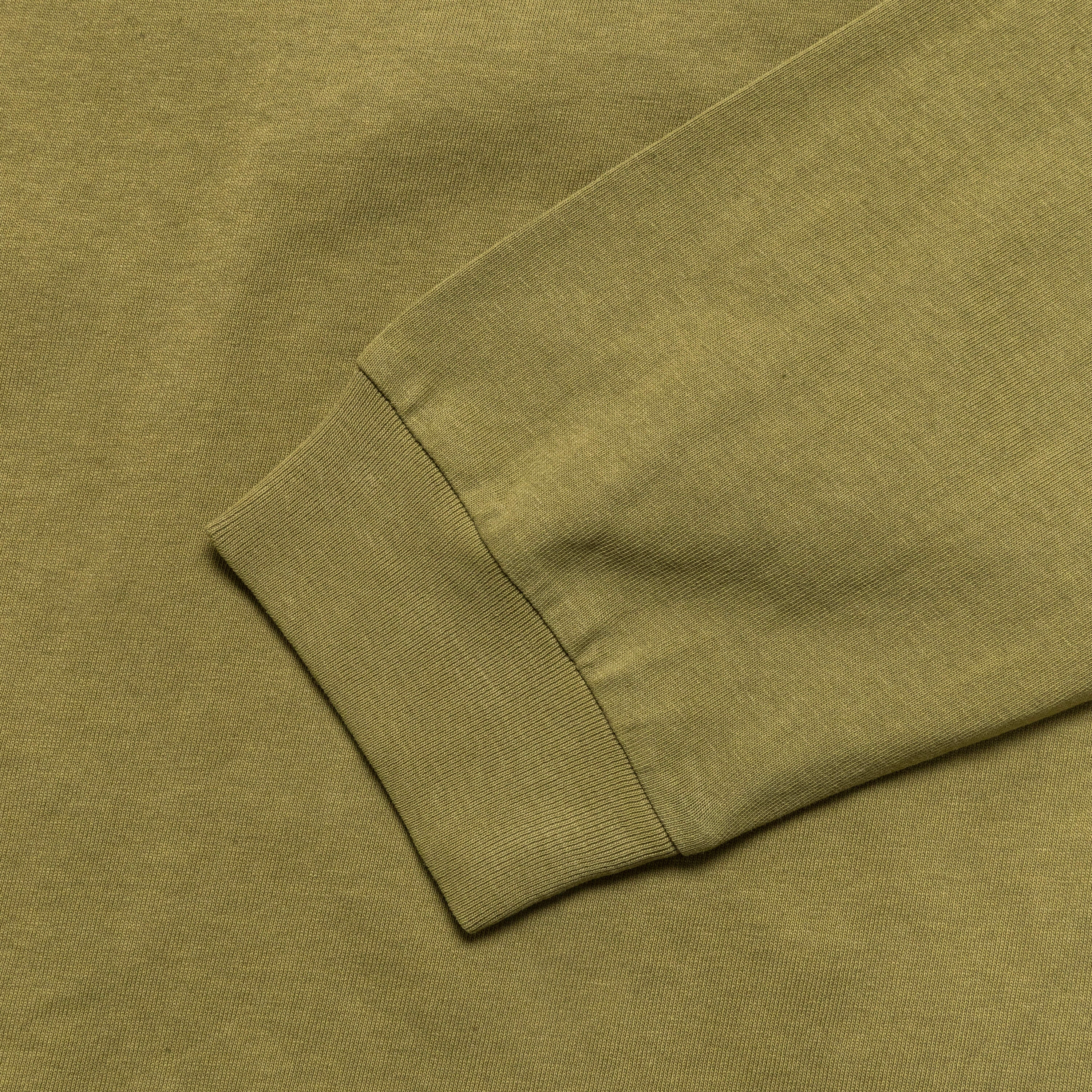 Work efficiency Long Sleeve Pocket Tee Pigment Dyed - Pistcahio