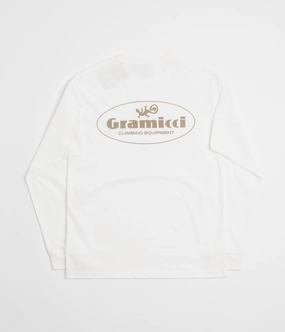 Gramicci Climbing Equipment Long Sleeve T-Shirt - White Layered Look Wear Chic and Cozy Wear