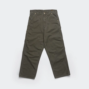 Dad's Fit Painter Pants - Army Green Durable Design