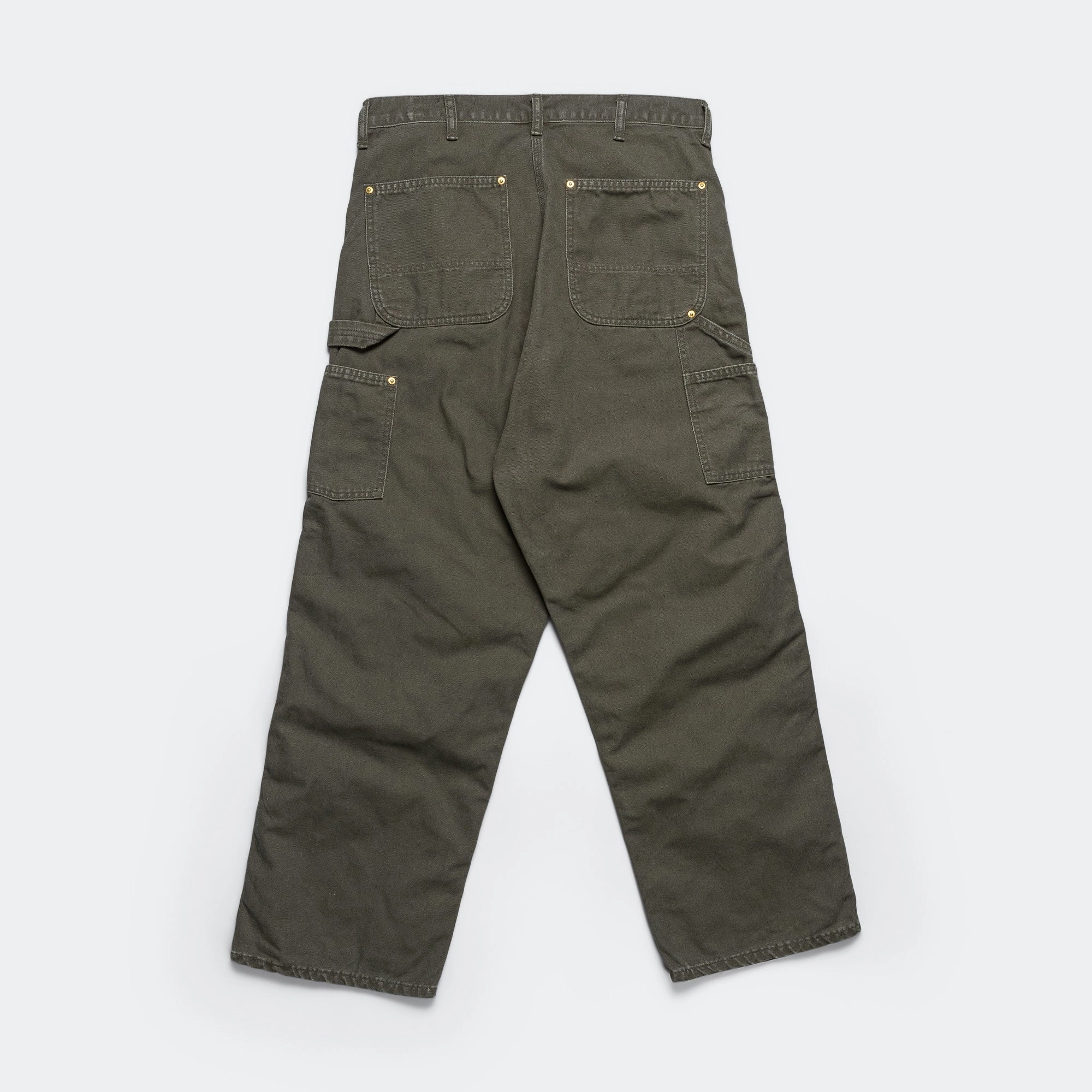 Dad's Fit Painter Pants - Army Green Cozy Wear
