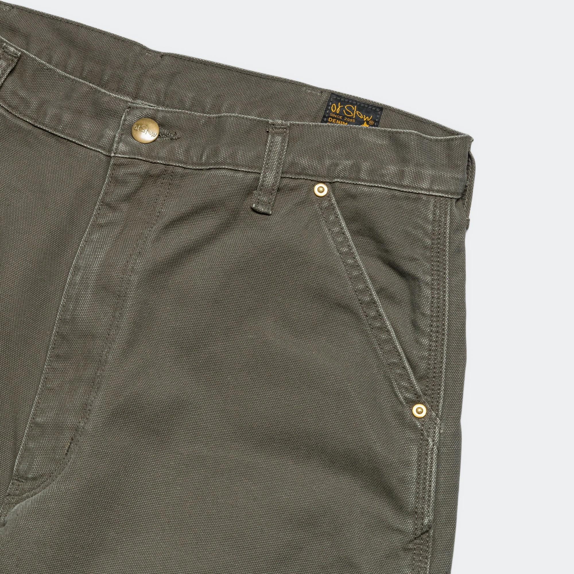 Dad's Fit Painter Pants - Army Green Urban Utility