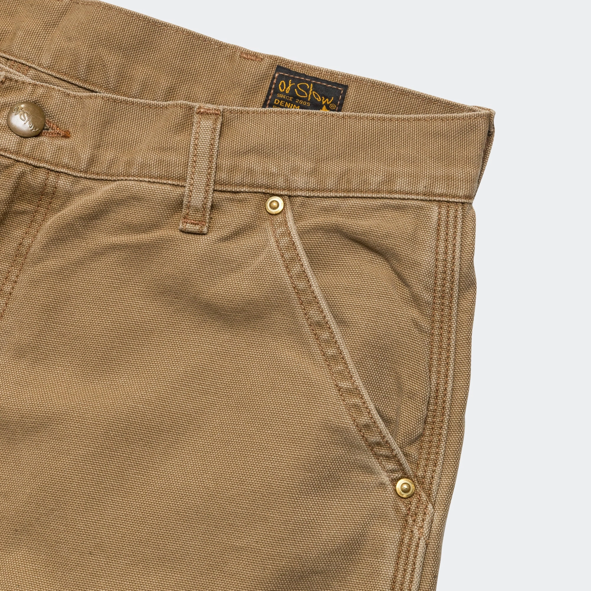 Dad's Fit Painter Pants - Brown All Season Versatility