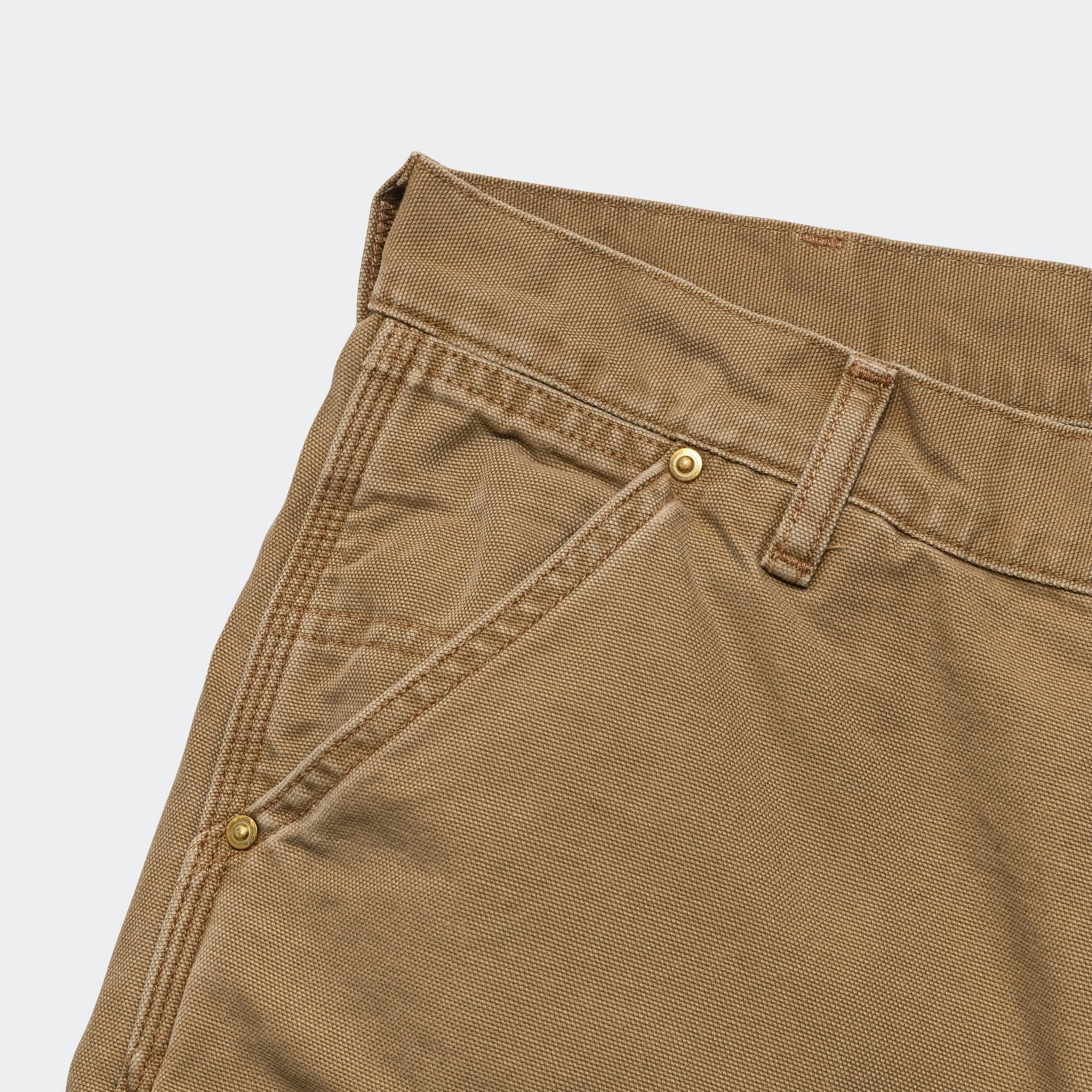 Dad's Fit Painter Pants - Brown Eco Friendly Fabric Indoor Comfort