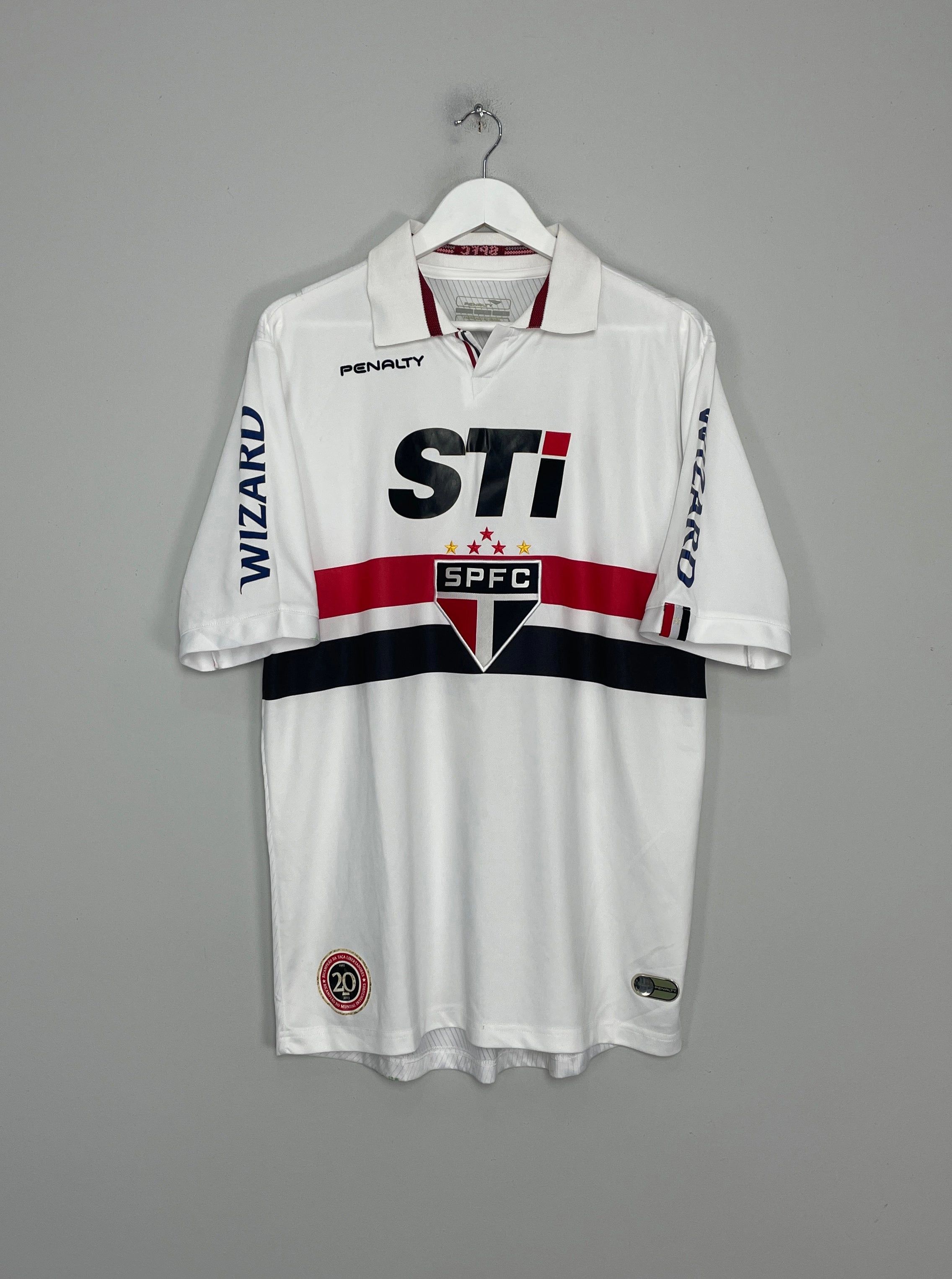 2013 SAO PAULO HOME SHIRT (XL) PENALTY Movement Ready Odor Resistant Technology