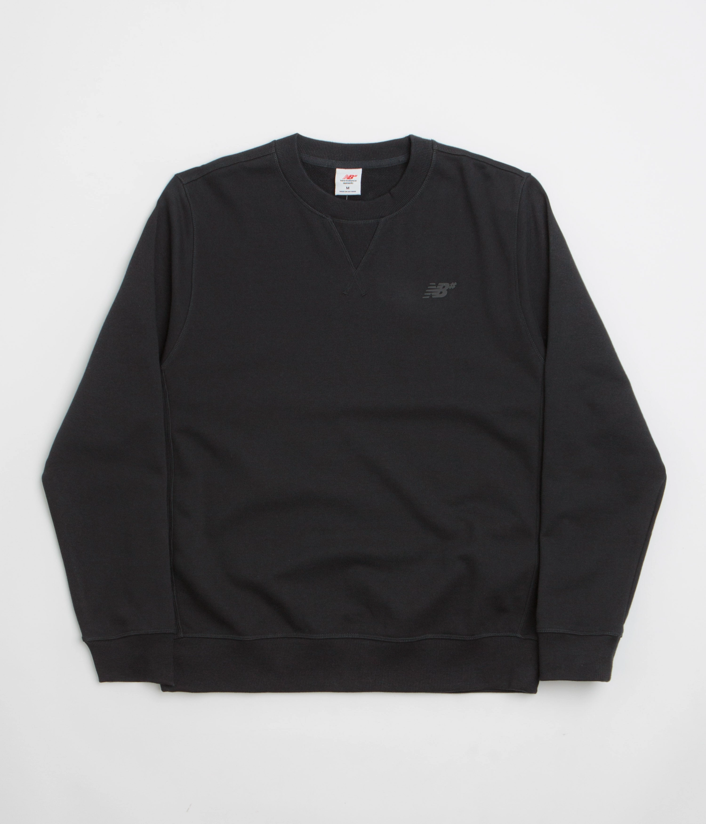 product promotion New Balance Numeric French Terry Crewneck Sweatshirt - Black