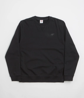 product promotion New Balance Numeric French Terry Crewneck Sweatshirt - Black