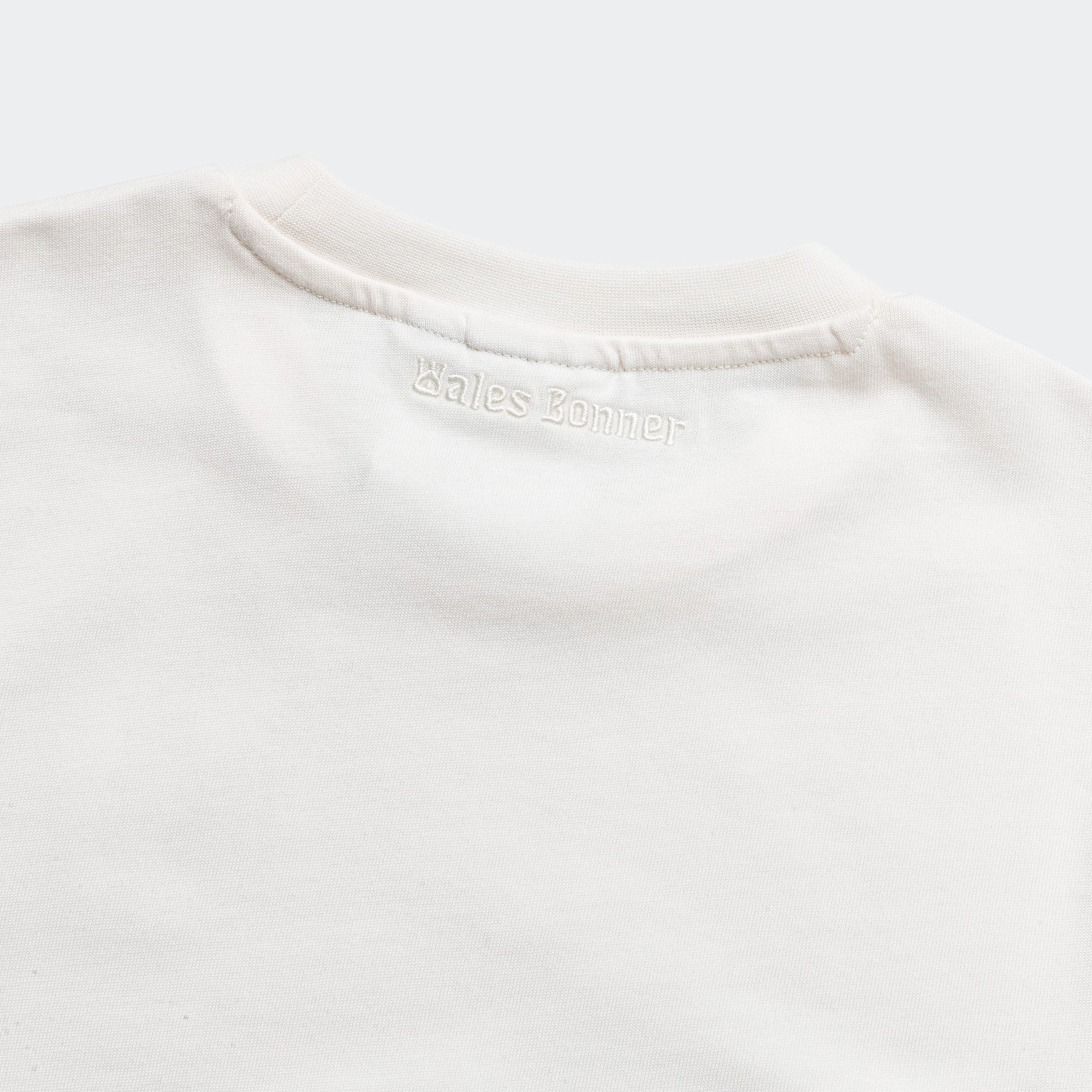 Womens T-Shirt x Wales Bonner - Core White Stylish Layer Look brandable