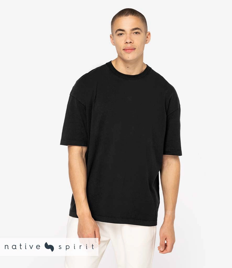 Oversized Washed Effect Tshirt | WASHED NAVY Casual Must-Have