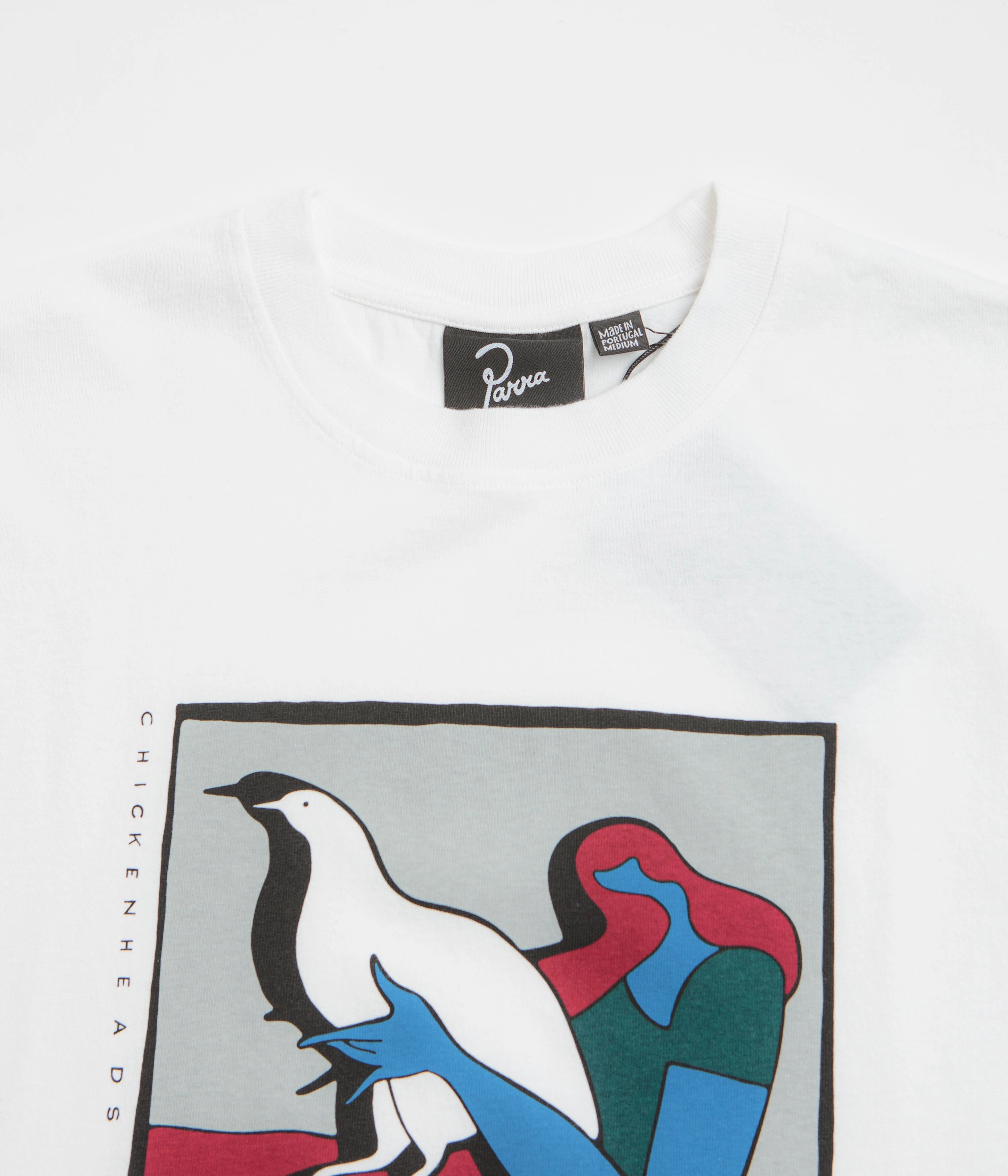 by Parra Look At It T-Shirt - White Lightweight Material Fresh Style Trend