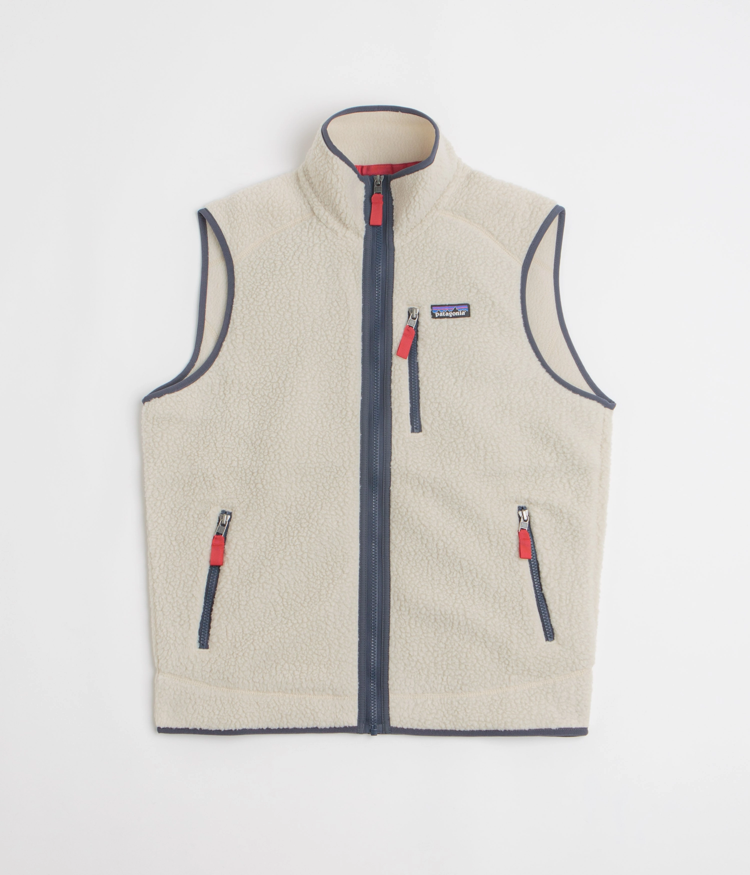City Walk Move Freely Patagonia Retro Pile Vest - Pelican / Smolder Blue