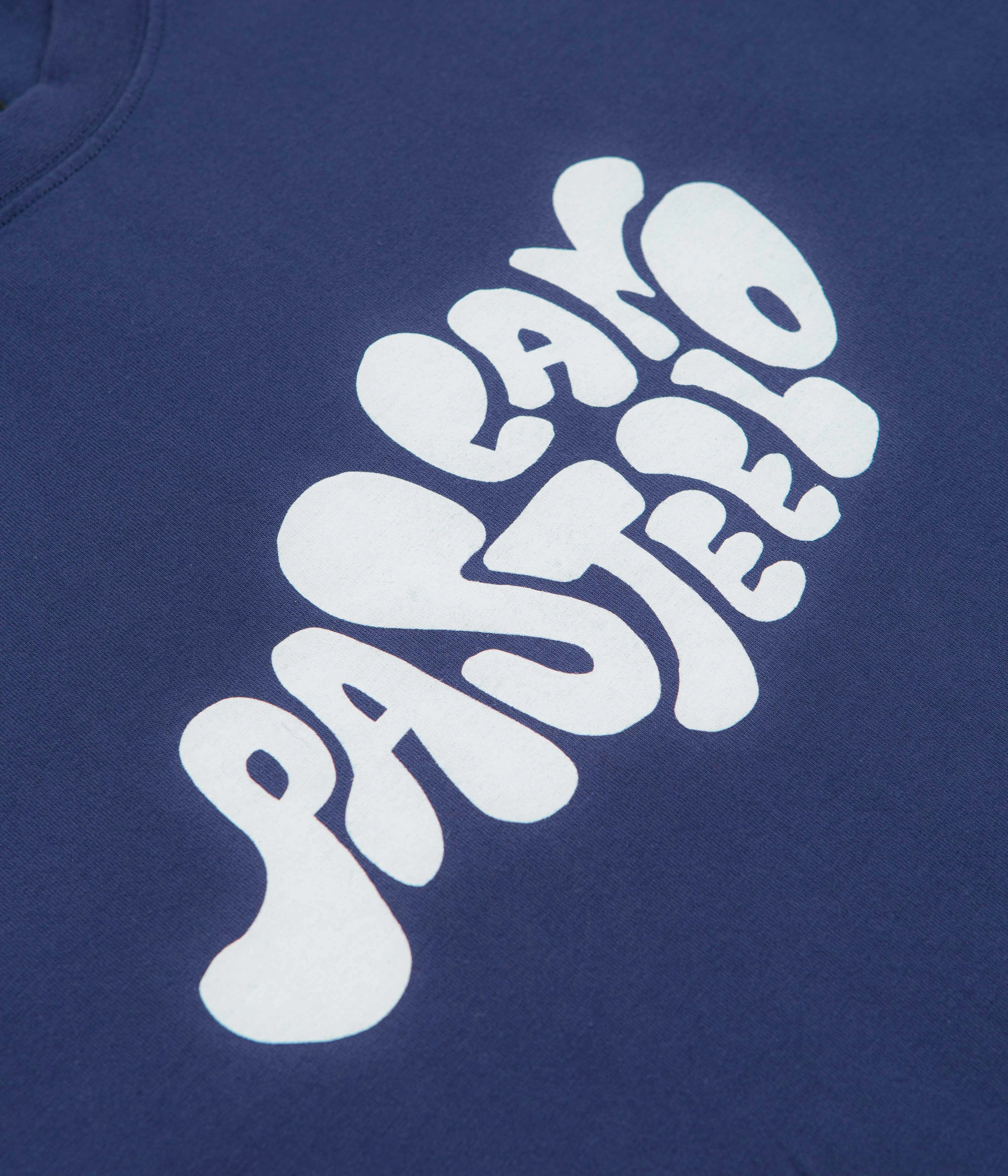 Pasteelo Can Script T-Shirt - Navy Casual everyday wear