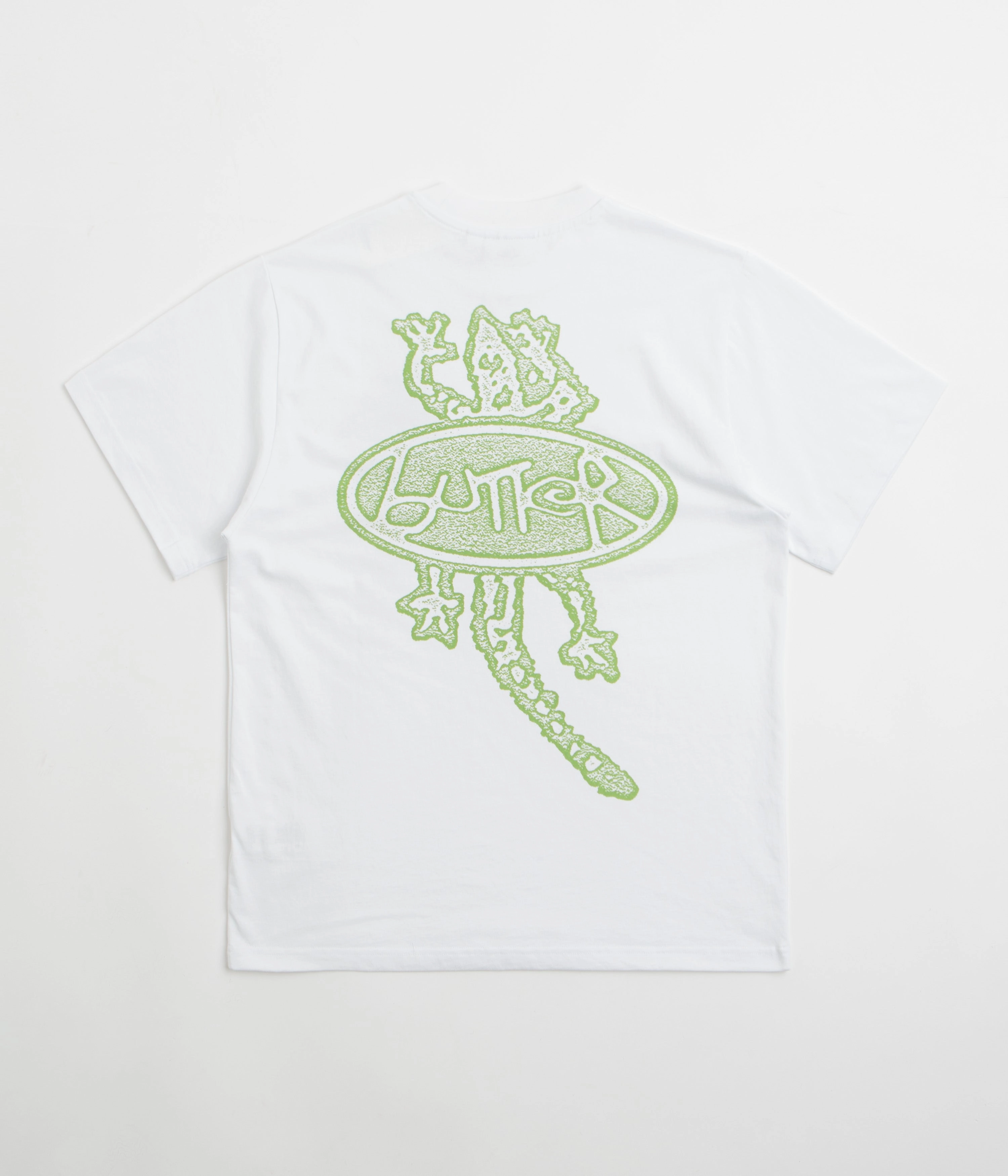 Butter Goods Wipeout T-Shirt - White Wrinkle Resistant Cloth
