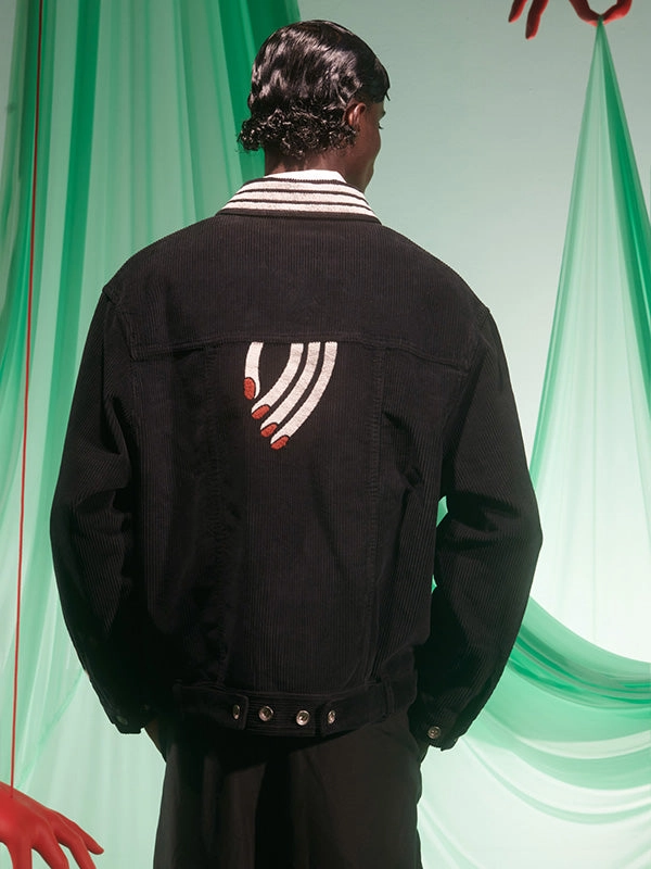 Cosmos Corduroy Jacket - Black Street Smart