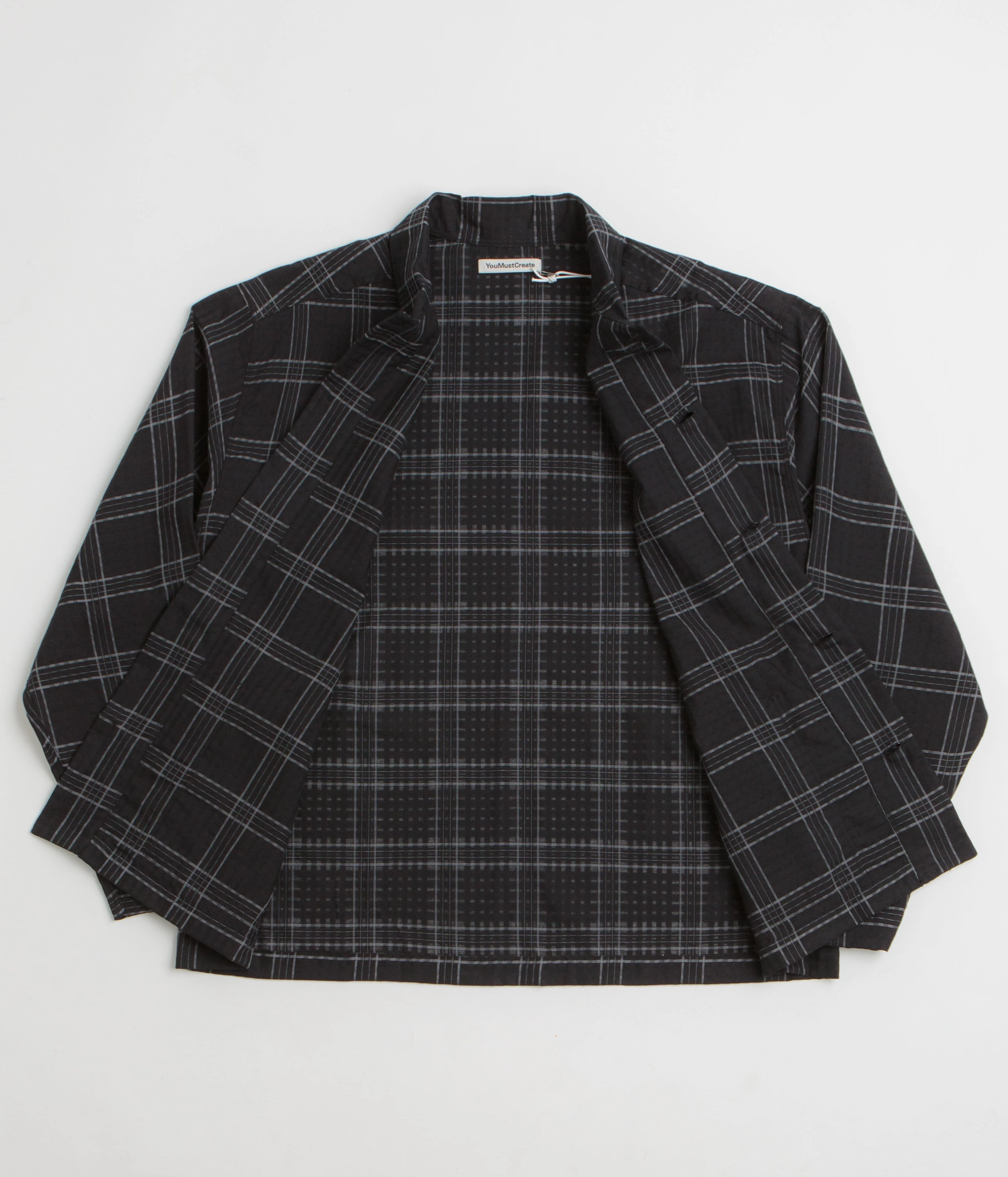 Influence YMC PJ Overshirt - Black / Grey