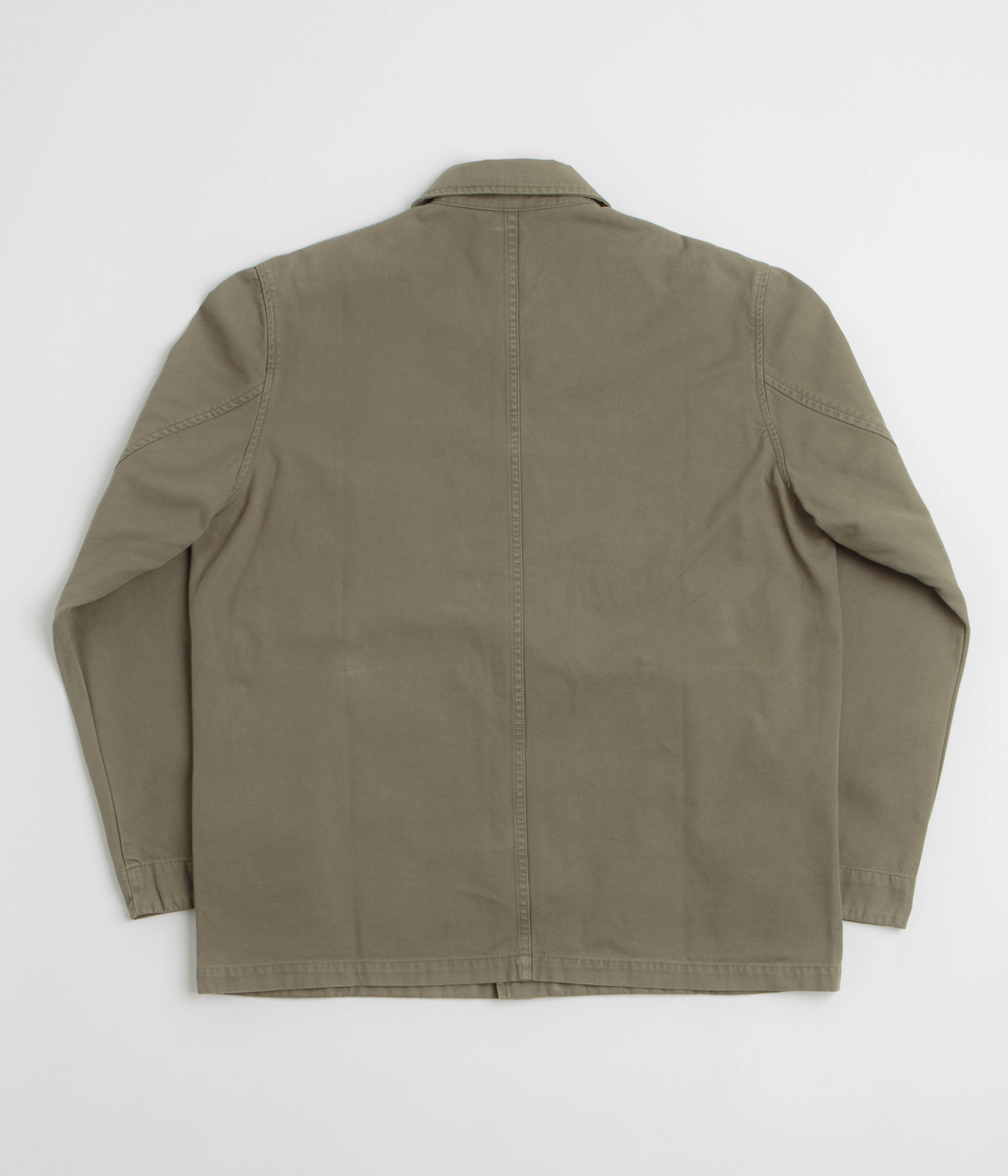 Style Layer Reflective accents Norse Projects Standard Twill Overshirt - Sediment Green