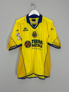 2002/03 VILLARREAL J.GALVAN #14 HOME SHIRT (L) KELME Low Bulk Material