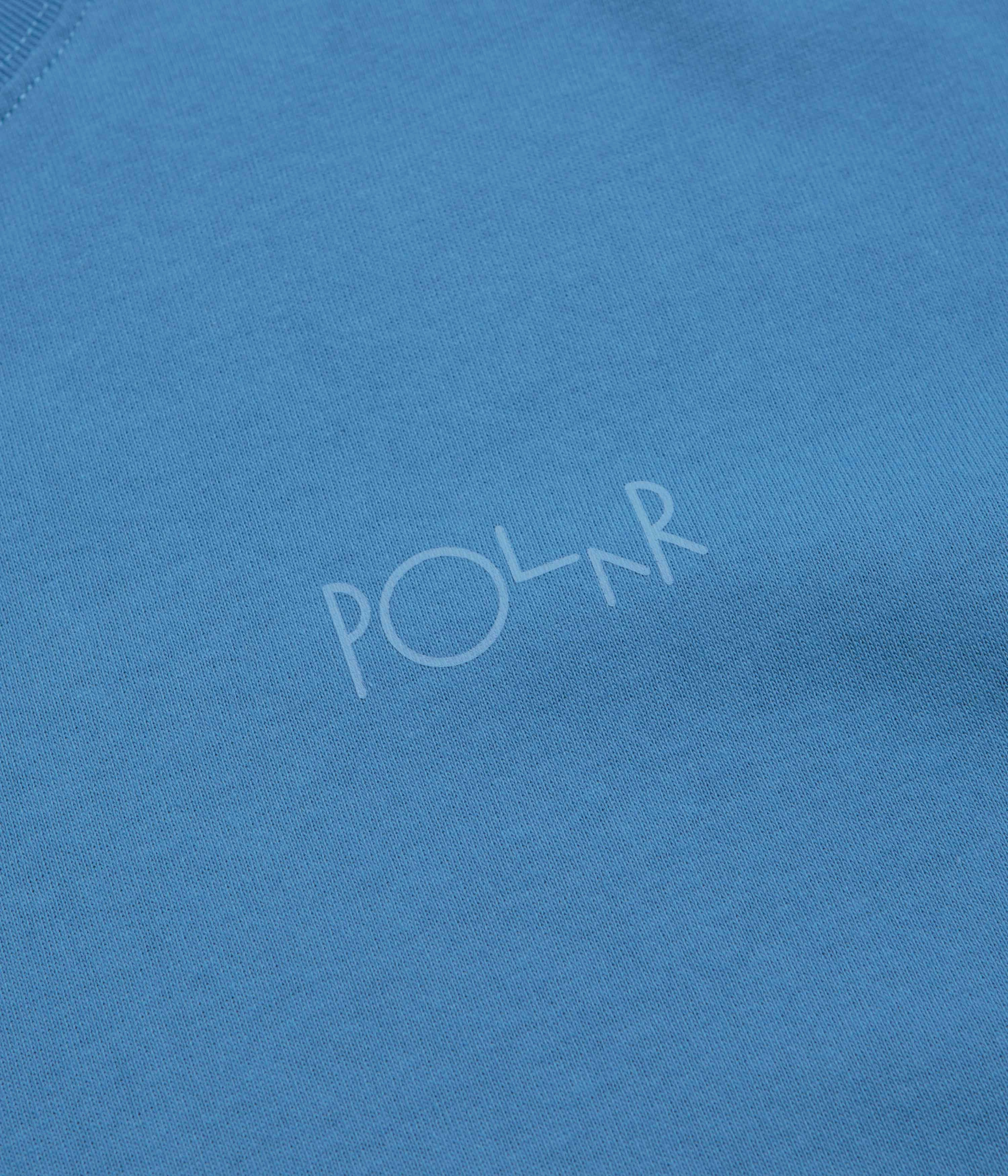 Thermal Regulating Layer Polar Contrast Stroke Logo T-Shirt - French Blue