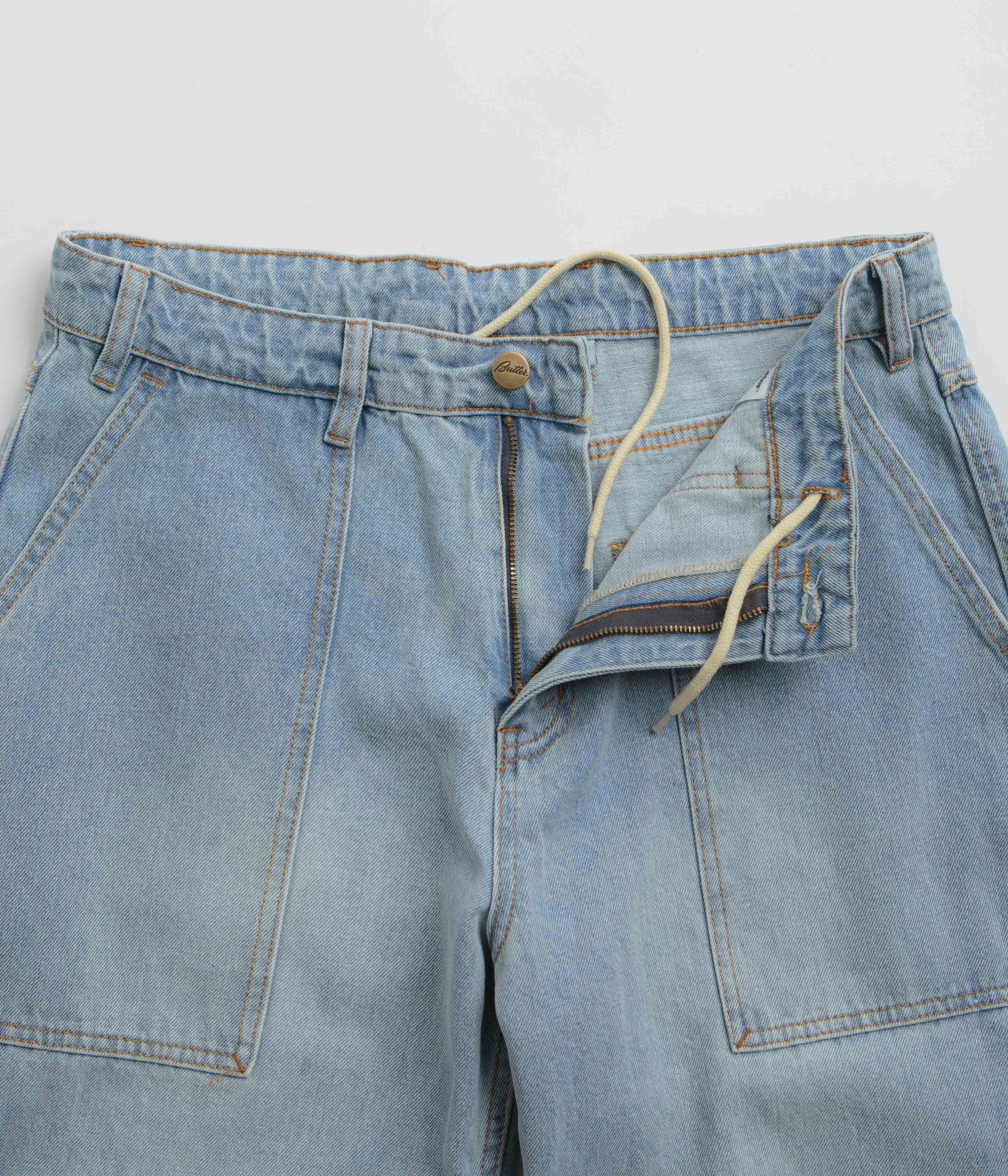 Butter Goods Patch Pocket Jeans - Faded Light Blue Earthy Music Event