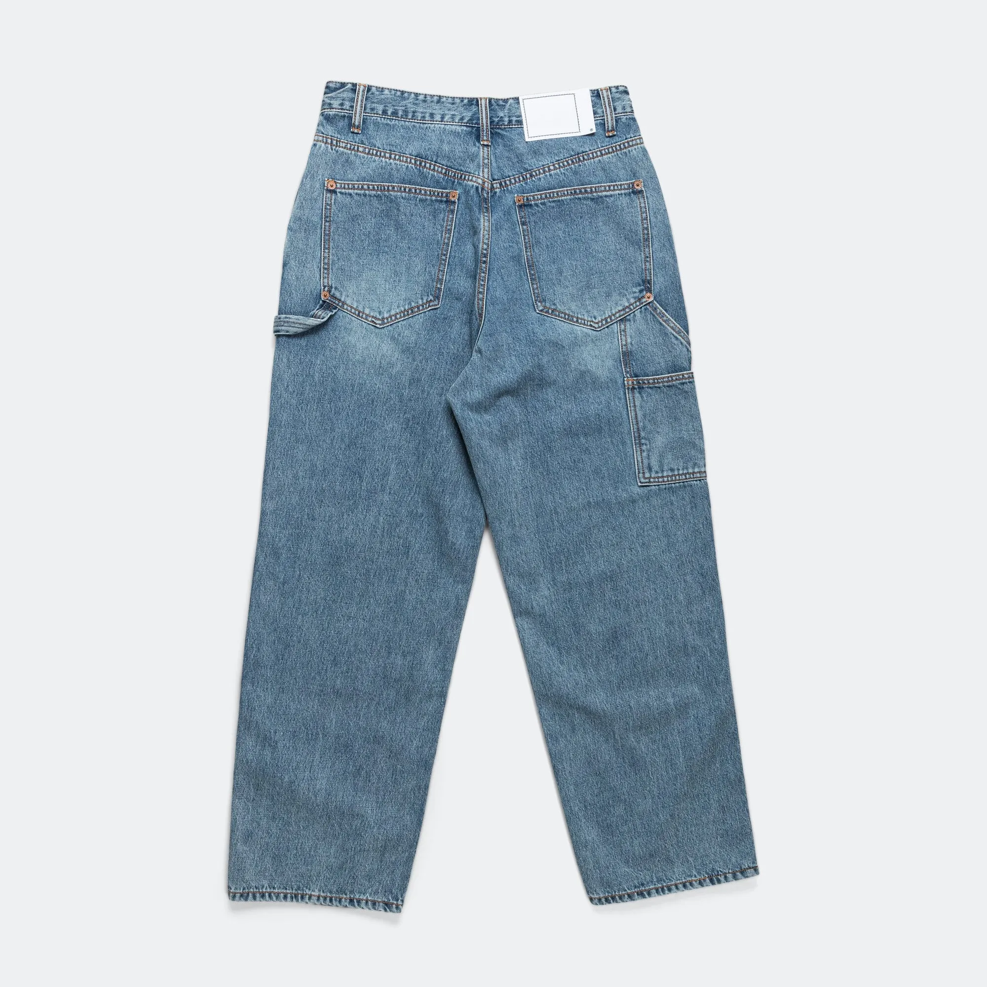 Denim Carpenter Pant - Washed Blue Soft Core Shrink Resistant Denim