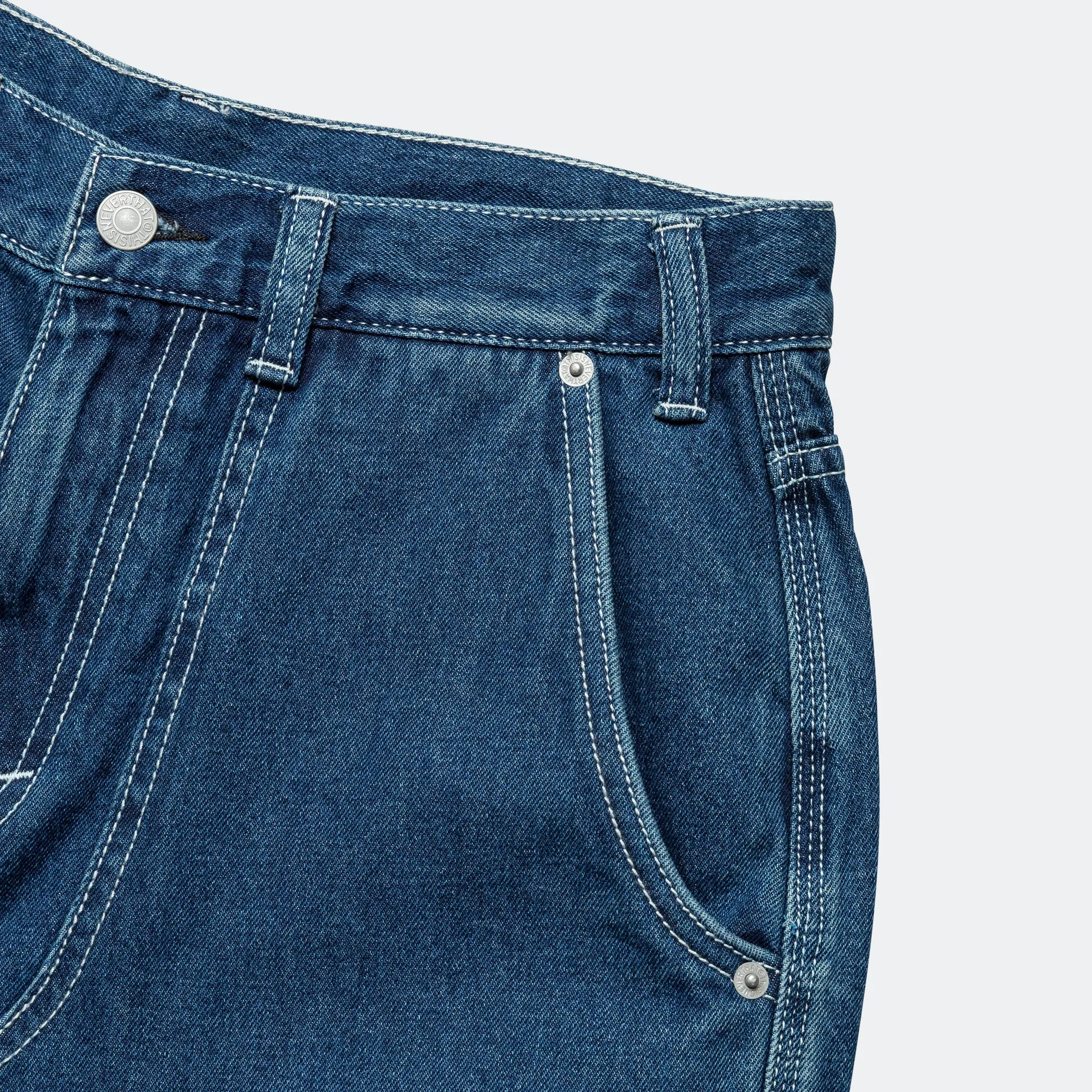 night out outfit Denim Carpenter Short - Blue