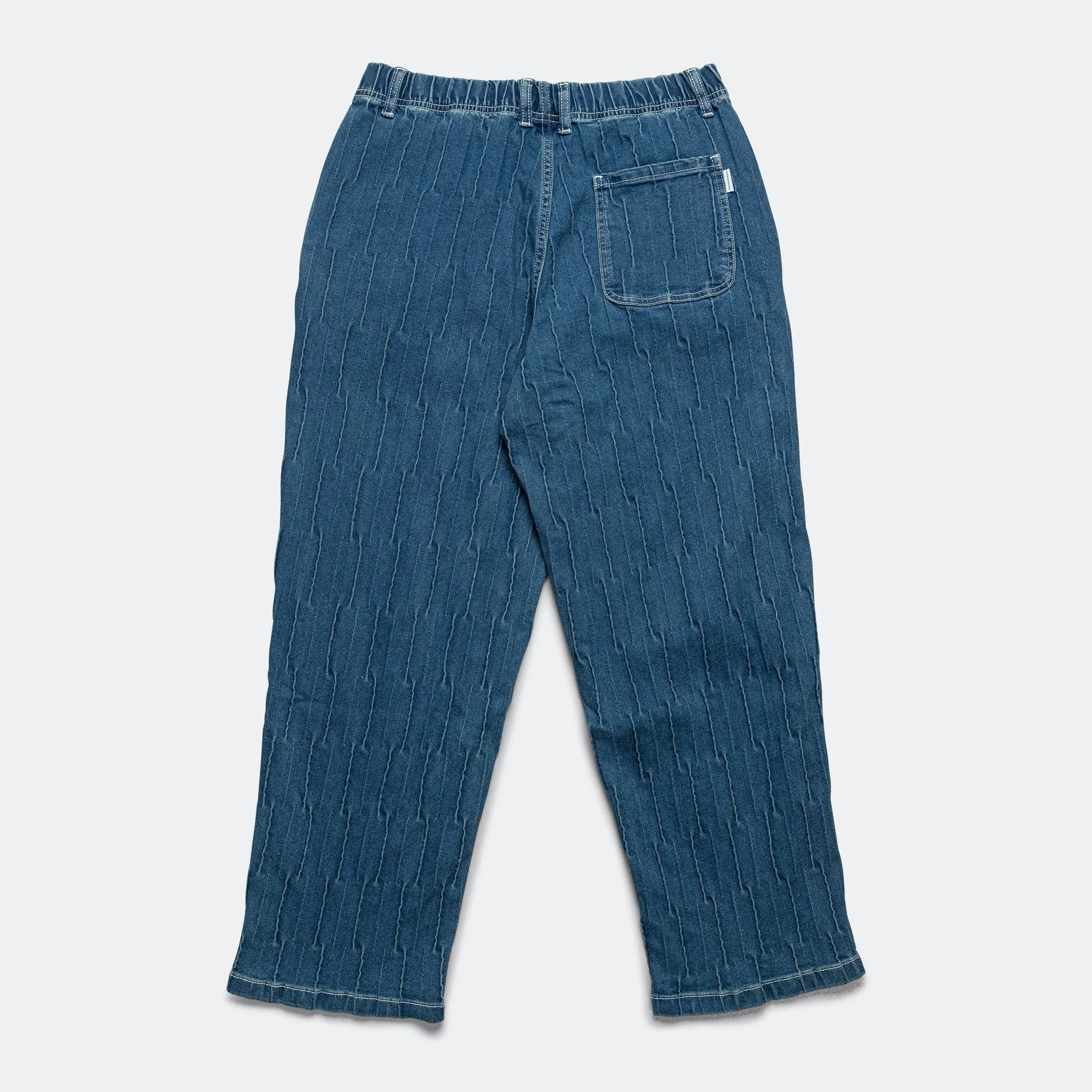 Denim Loose Pant - Blue Home Comfort Party Look Modern Minimalist