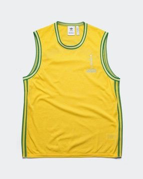 NoiseFreeMaterial Classic Fit Cut Jabbar Vest x Wales Bonner - Spring Yellow